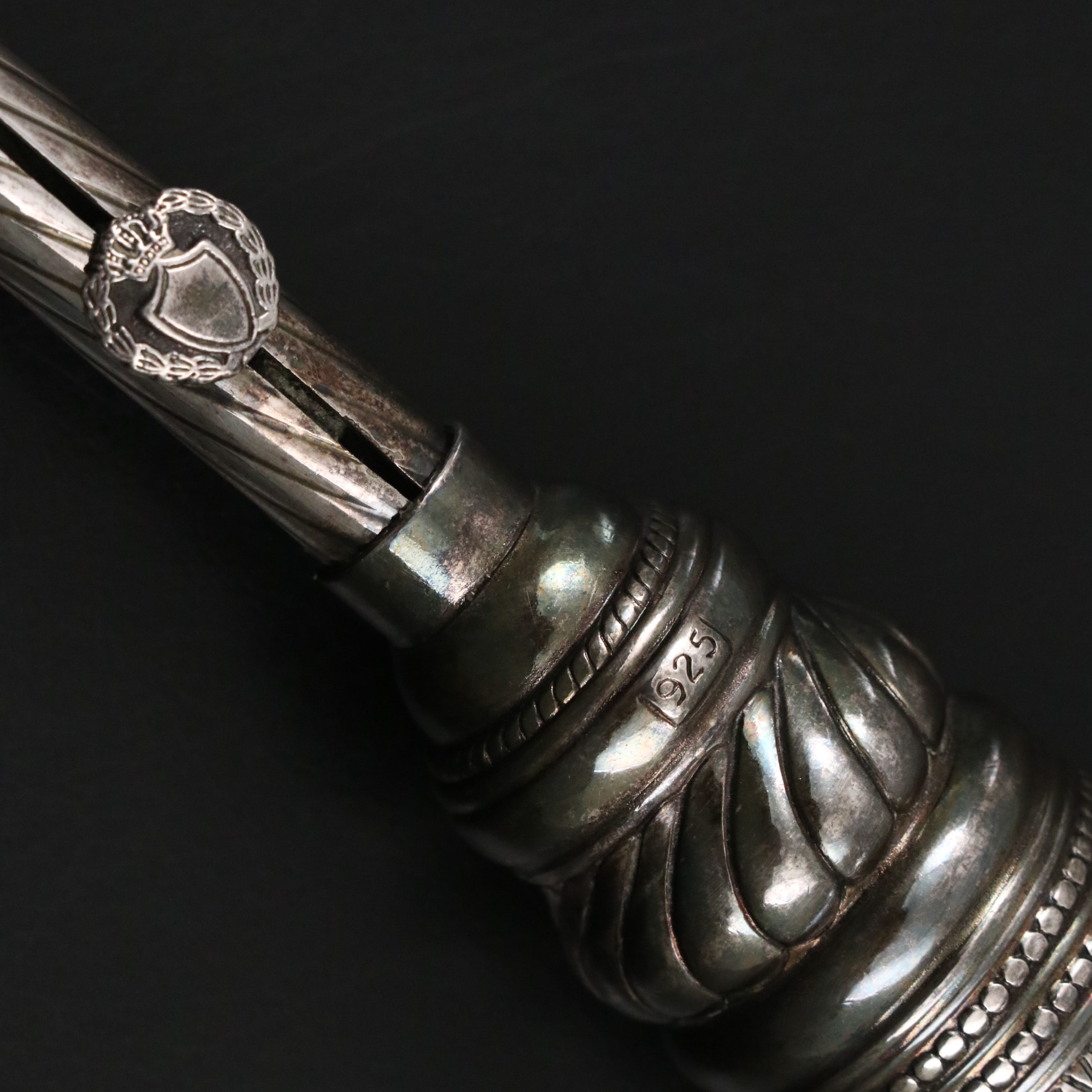 Judaica Sterling Silver Tzinder Shabbat Candle Lighter