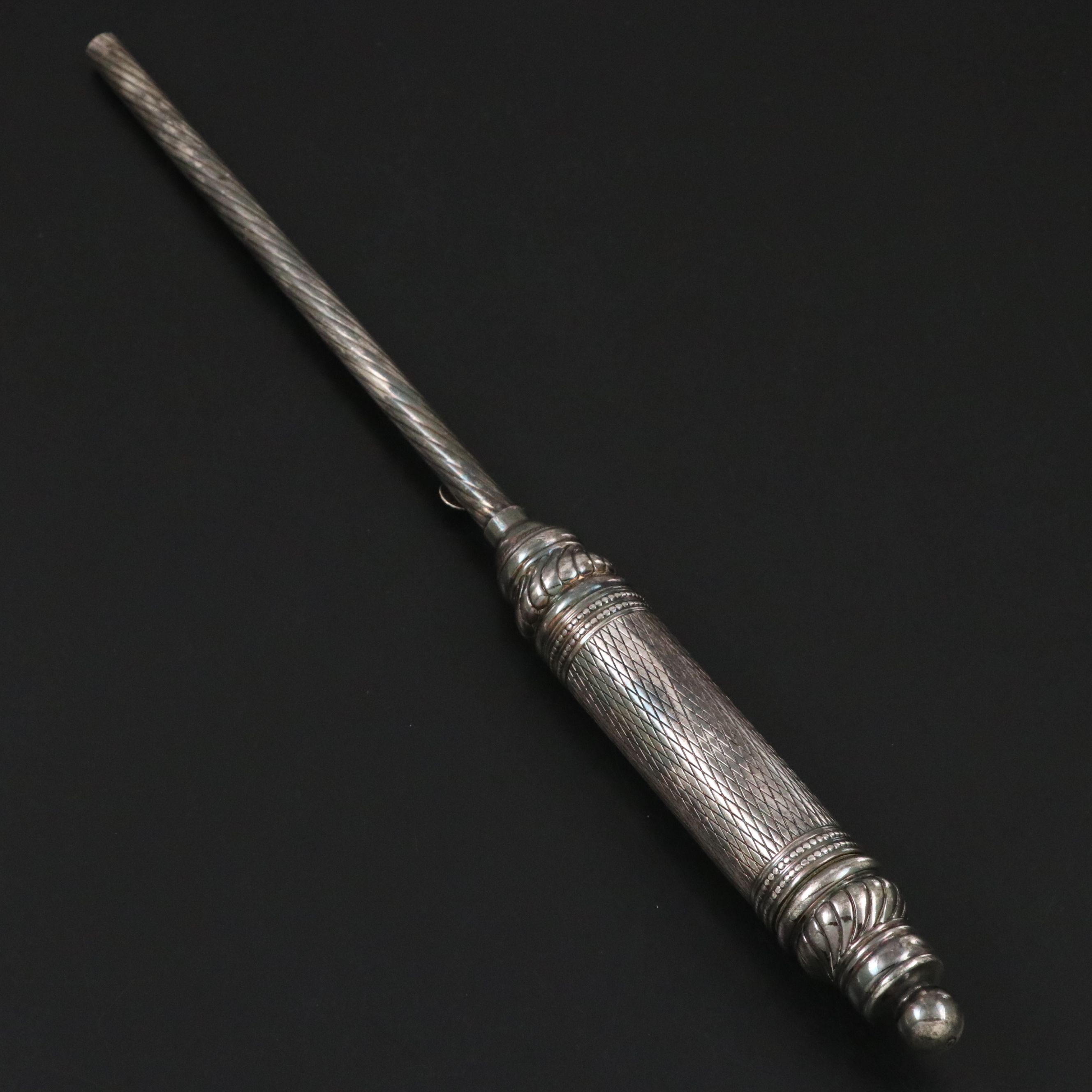 Judaica Sterling Silver Tzinder Shabbat Candle Lighter