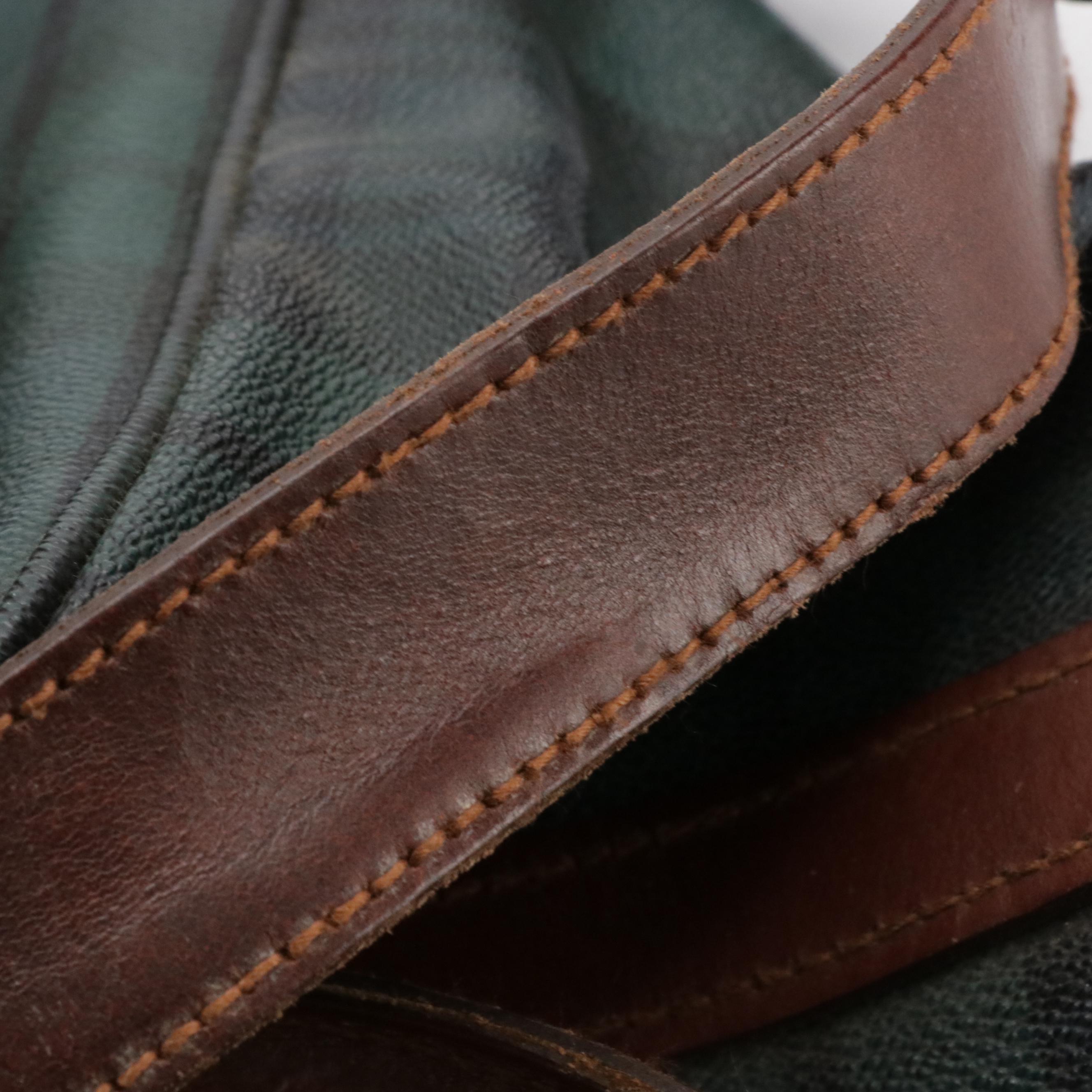 Polo Ralph Lauren Black Watch Boston Bag in Coated Canvas and Leather