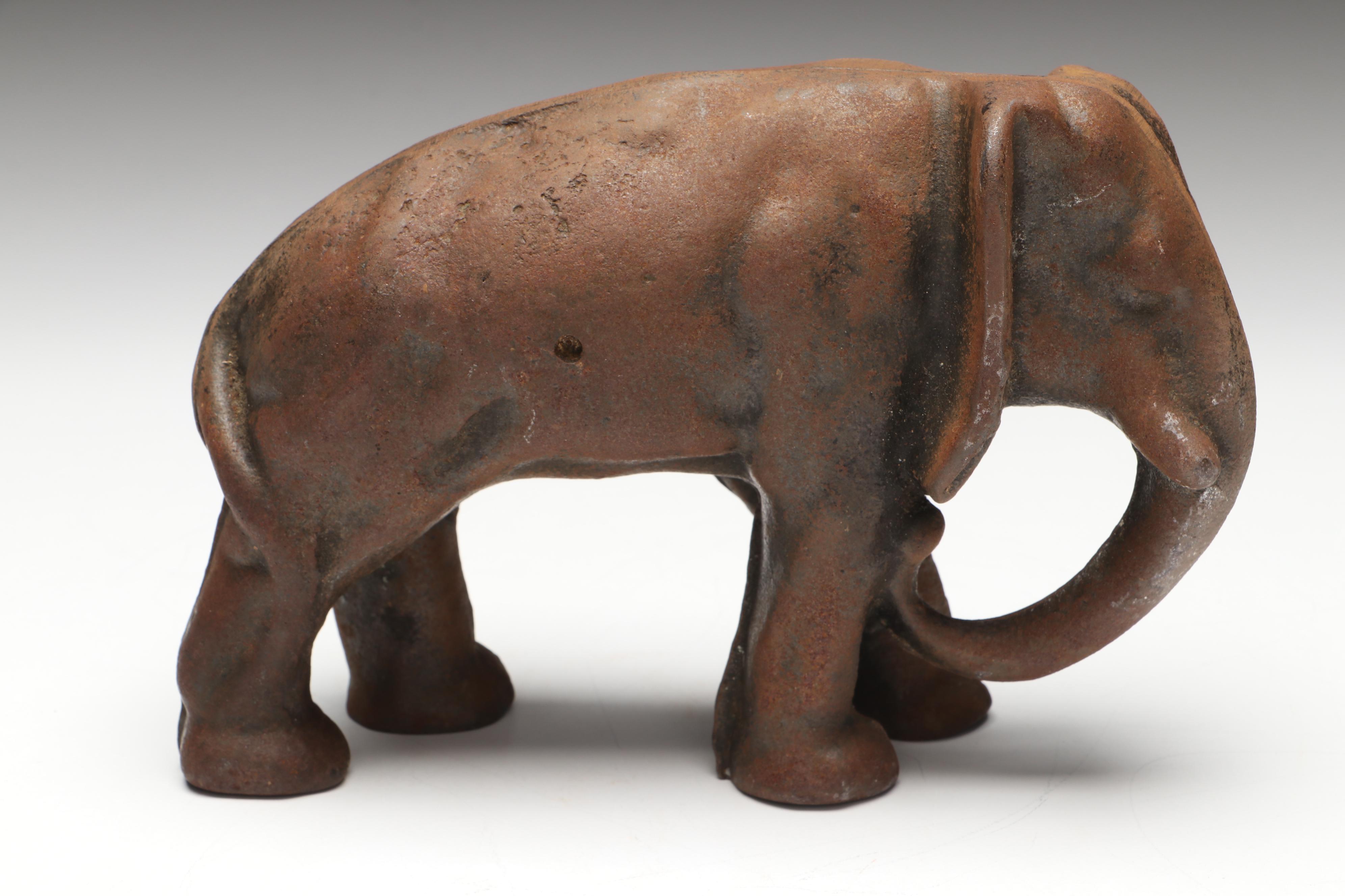 Cast Iron Elephant Dootstop