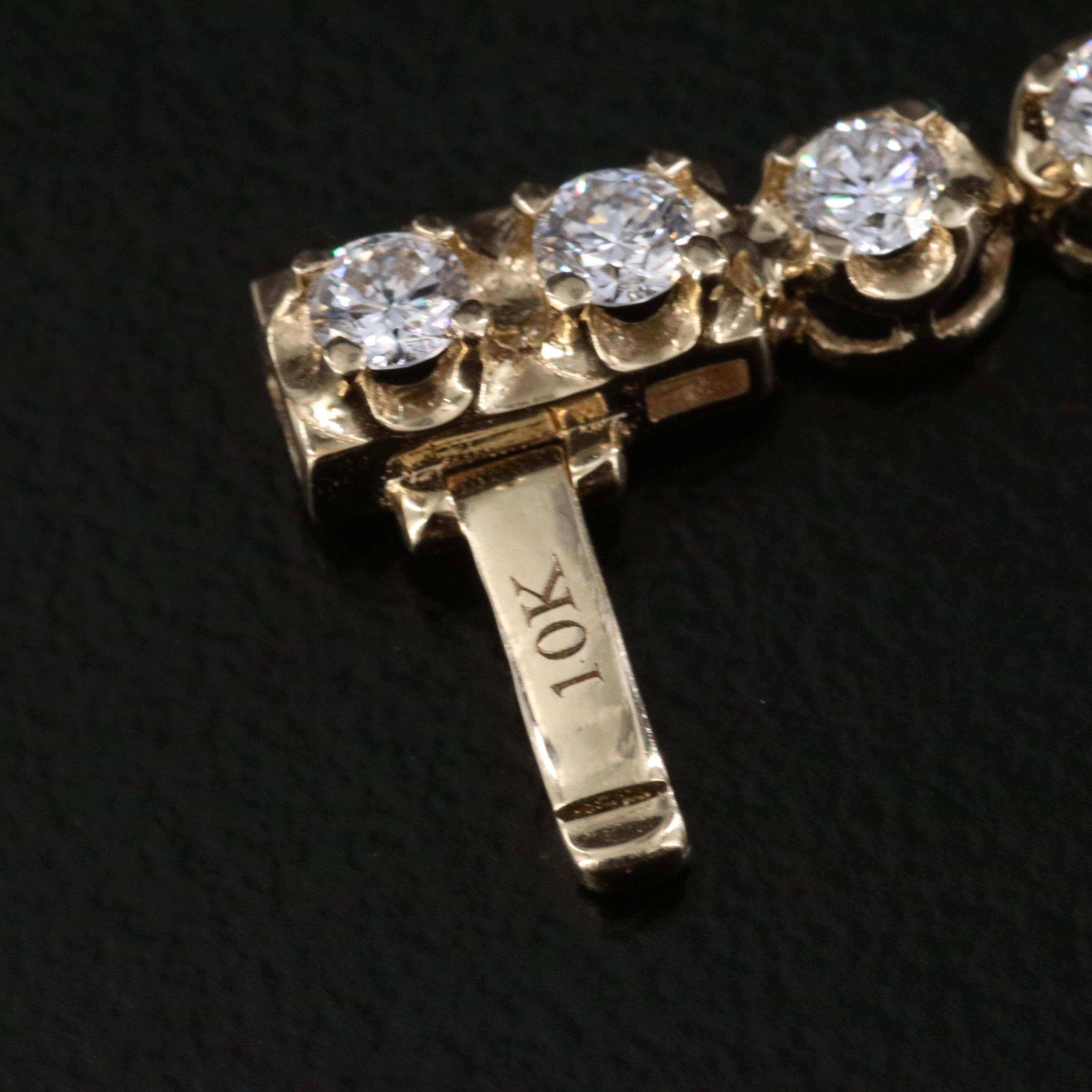 10K 2.41 CTW Lab Grown Diamond Line Bracelet