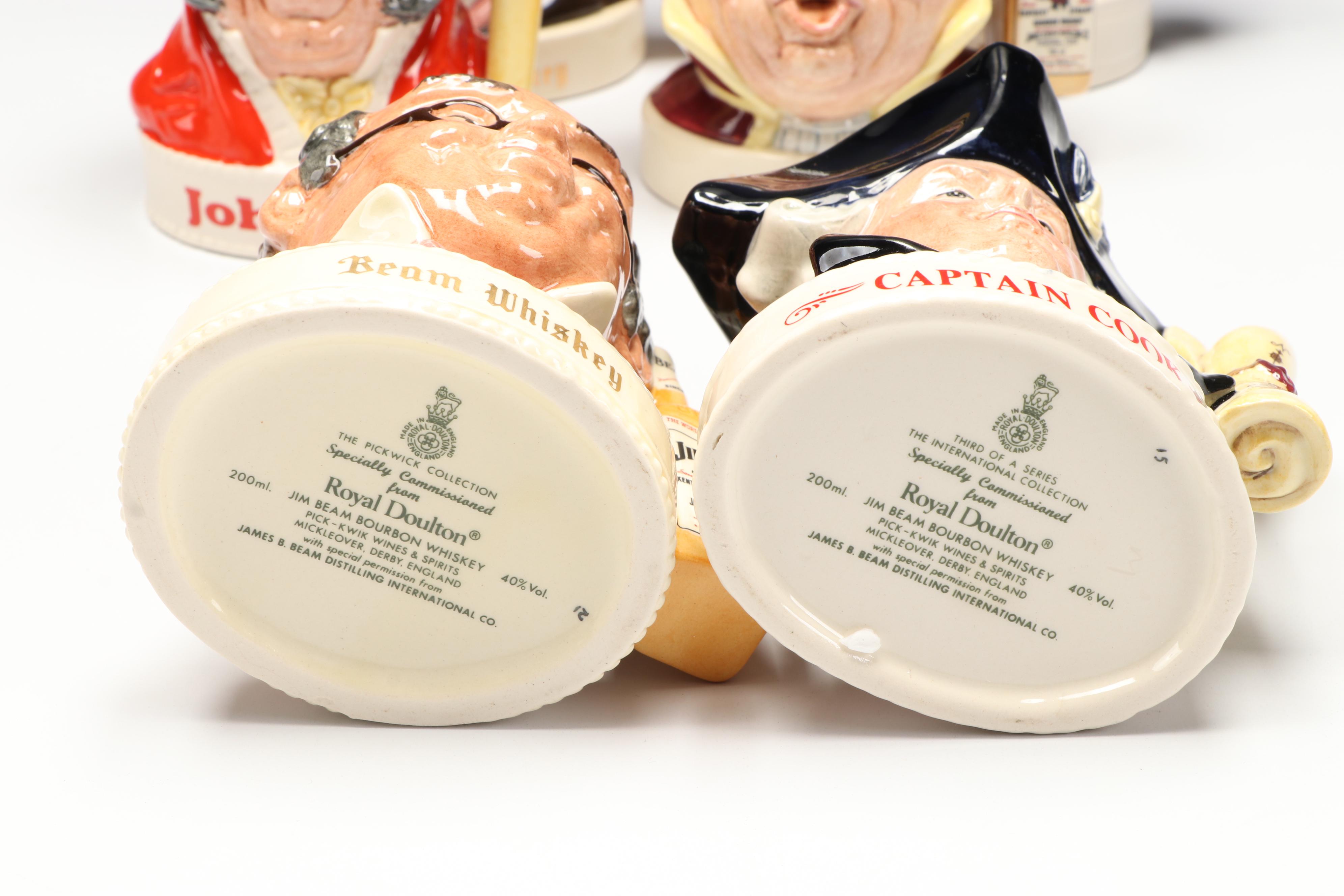 Royal Doulton for Jim Beam "Uncle Sam" and Other Character Jugs