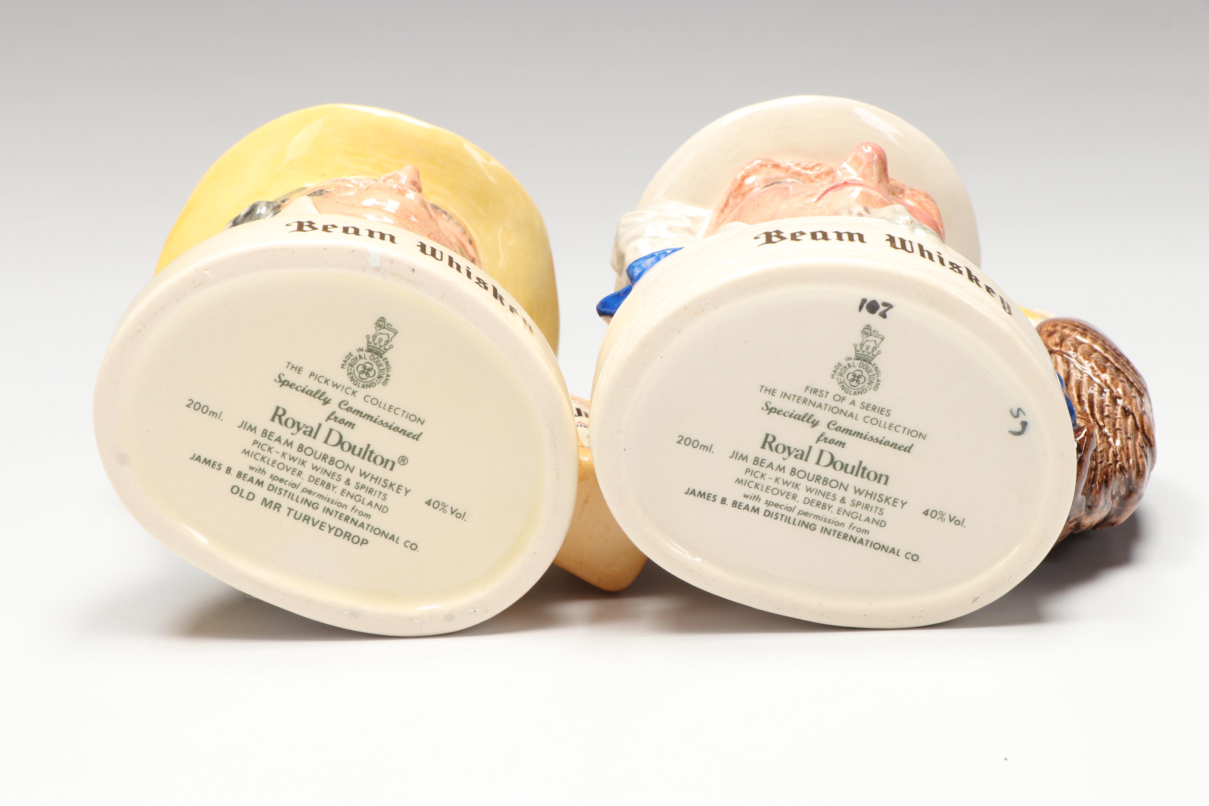 Royal Doulton for Jim Beam "Uncle Sam" and Other Character Jugs