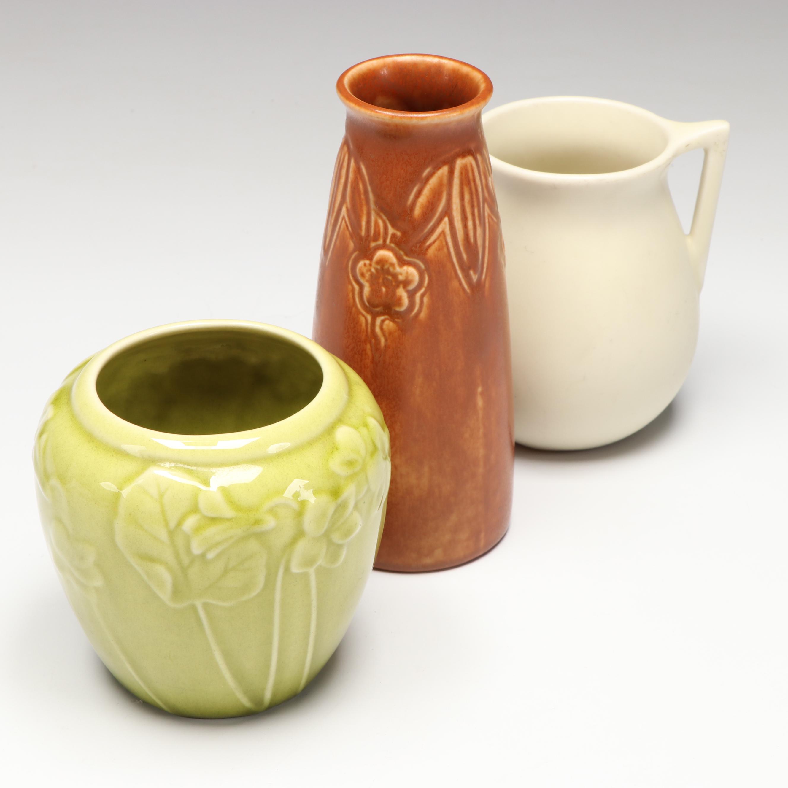 Rookwood Pottery Art Nouveau Production Vases, Early to Mid-20th Century