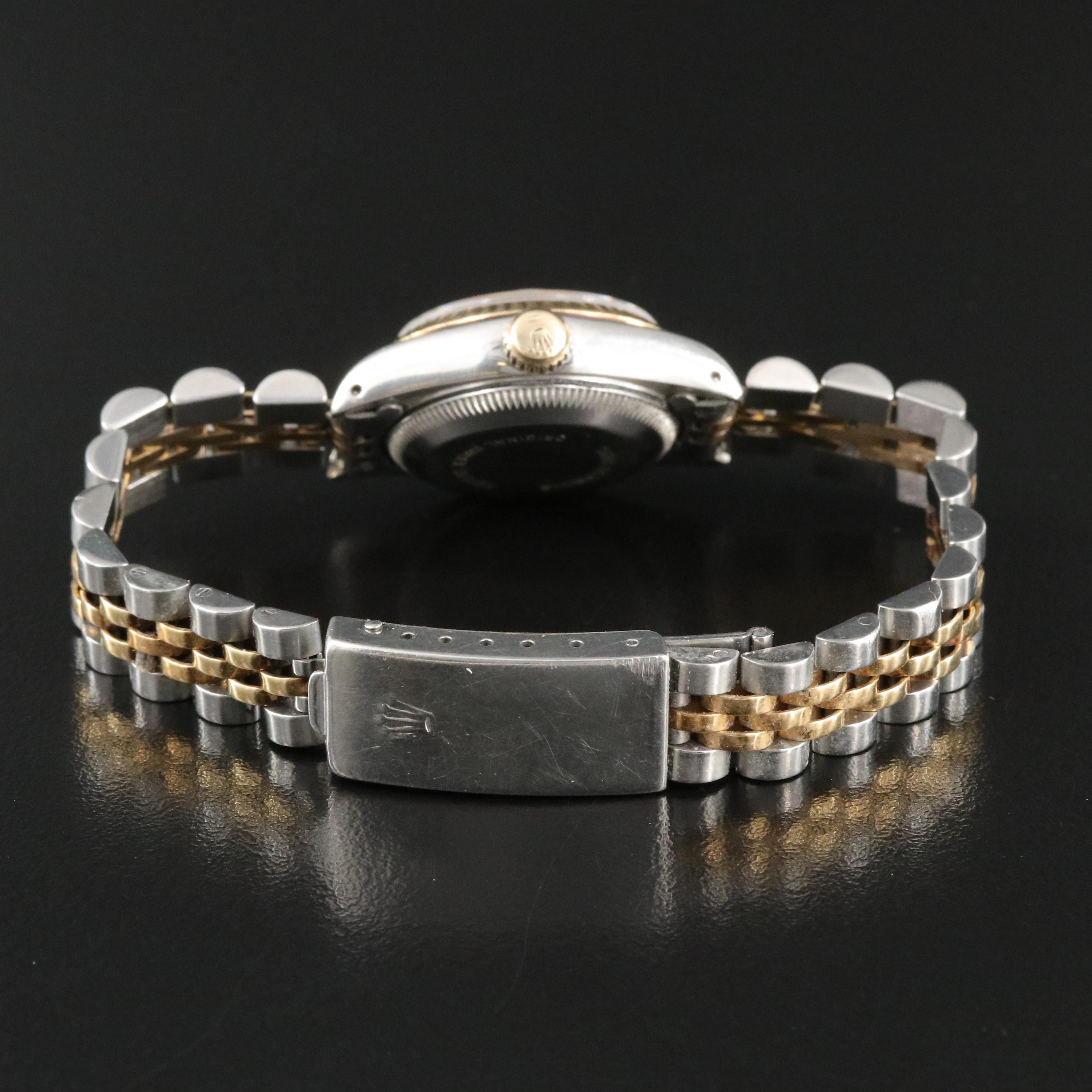 1983 Rolex Custom Diamond Mother-of-Pearl Dial Datejust Watch