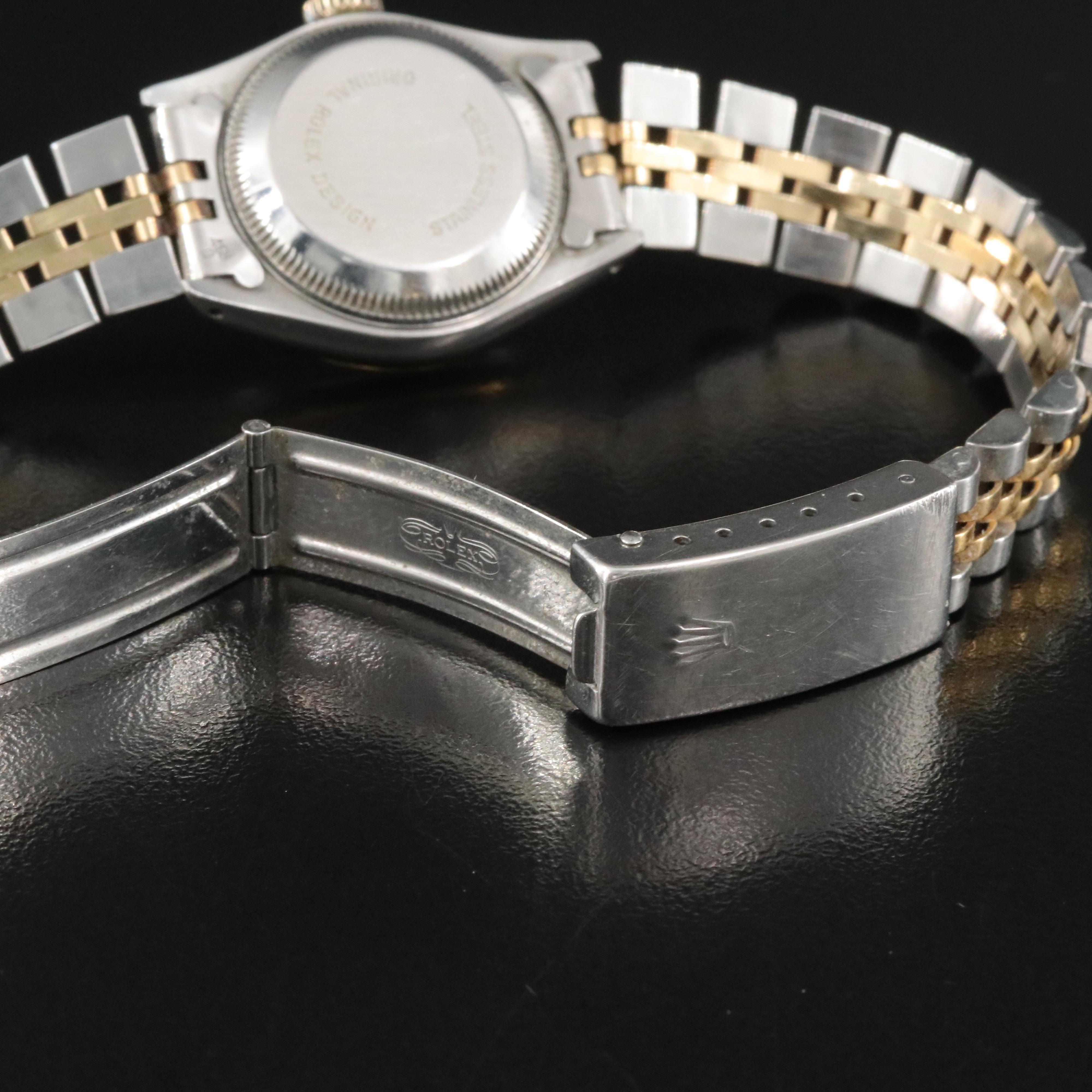 1983 Rolex Custom Diamond Mother-of-Pearl Dial Datejust Watch