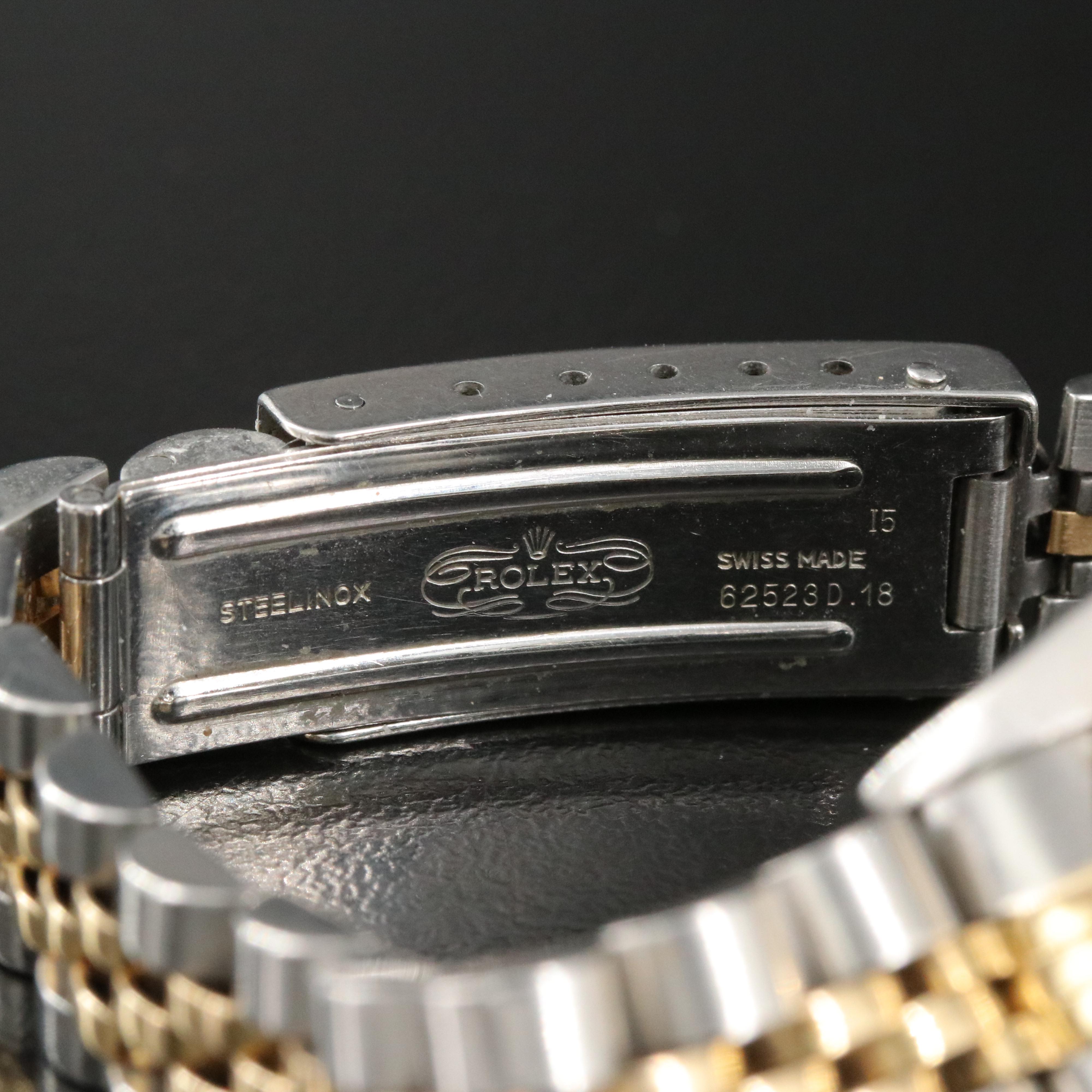 1983 Rolex Custom Diamond Mother-of-Pearl Dial Datejust Watch