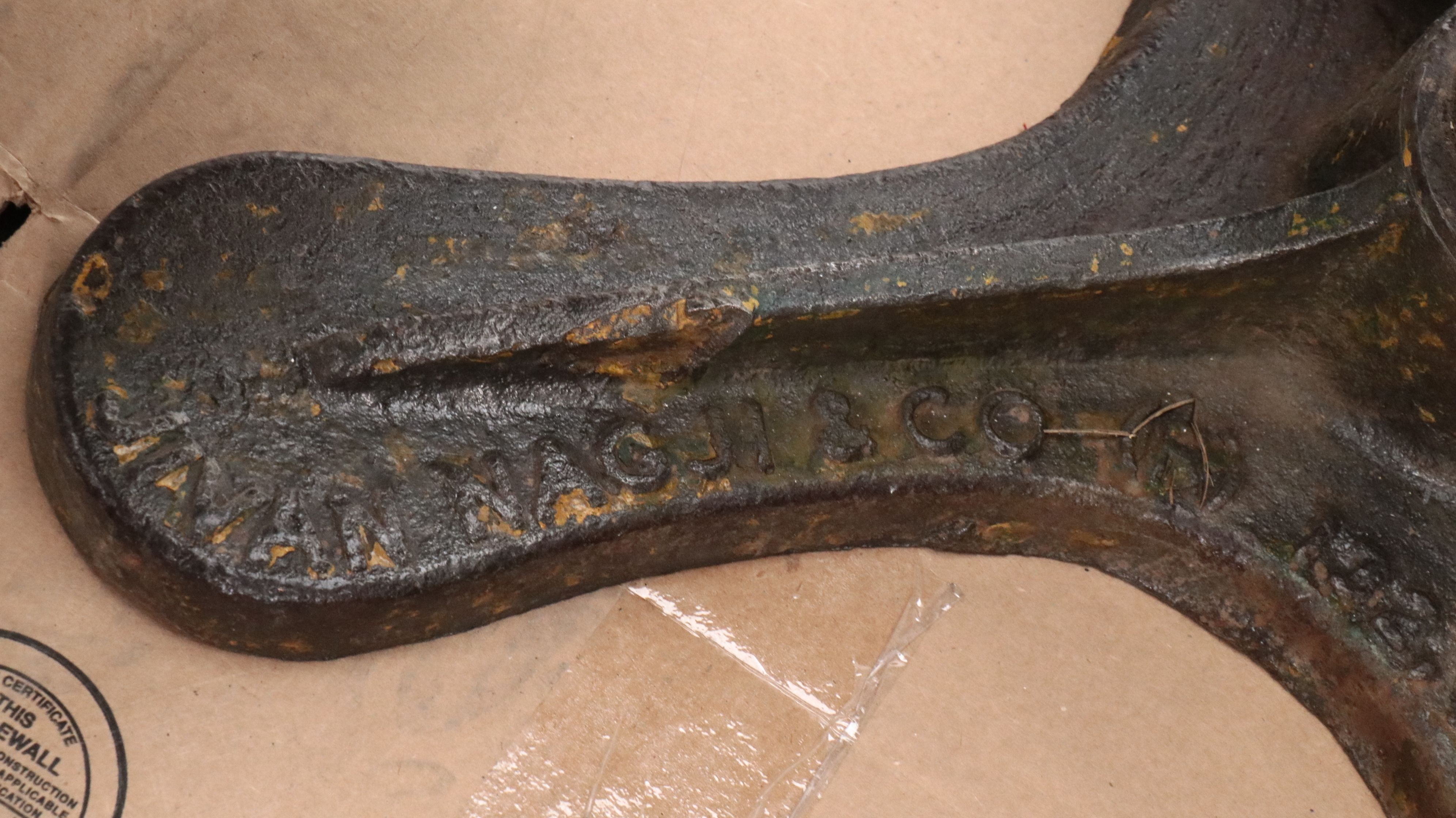 Jivan Nagji Jaipur Indian 93" Cast Iron Market Scale