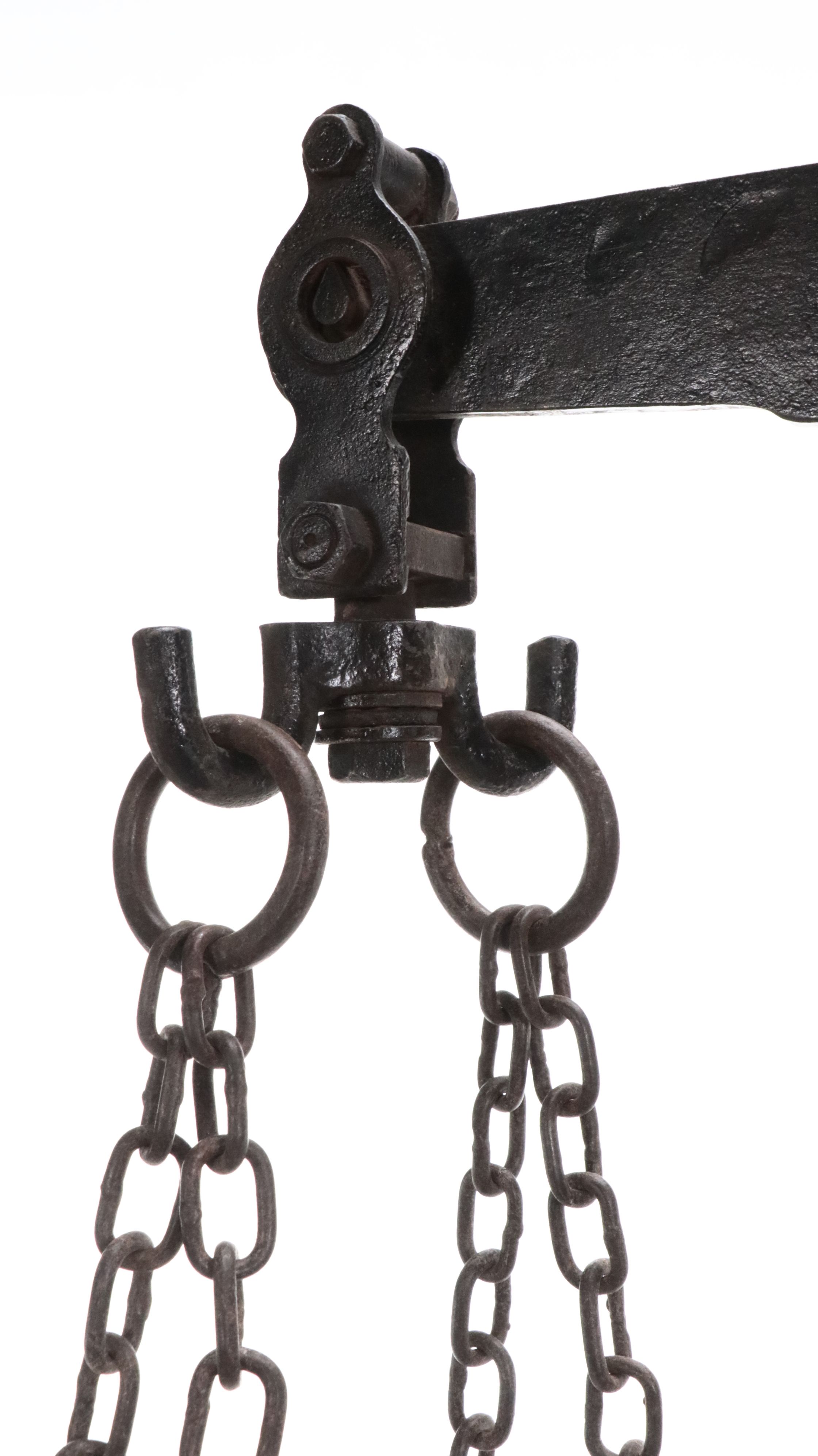 Jivan Nagji Jaipur Indian 93" Cast Iron Market Scale