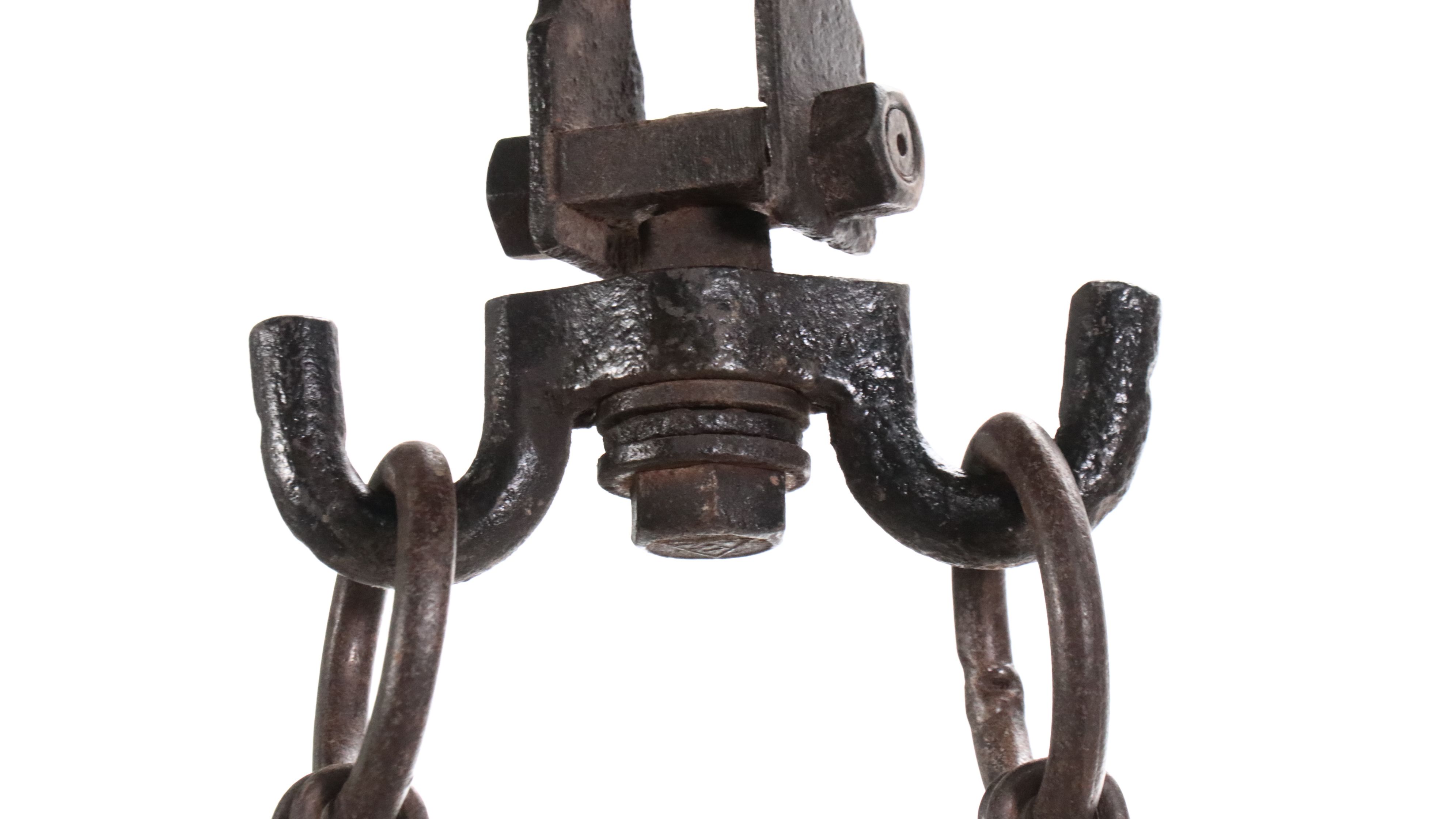 Jivan Nagji Jaipur Indian 93" Cast Iron Market Scale