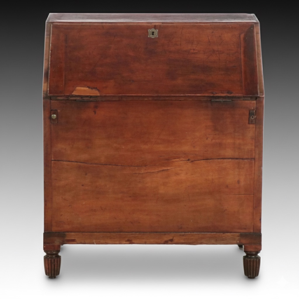 Kentucky Cherry Slant-Front Sugar Desk, Early 19th Century