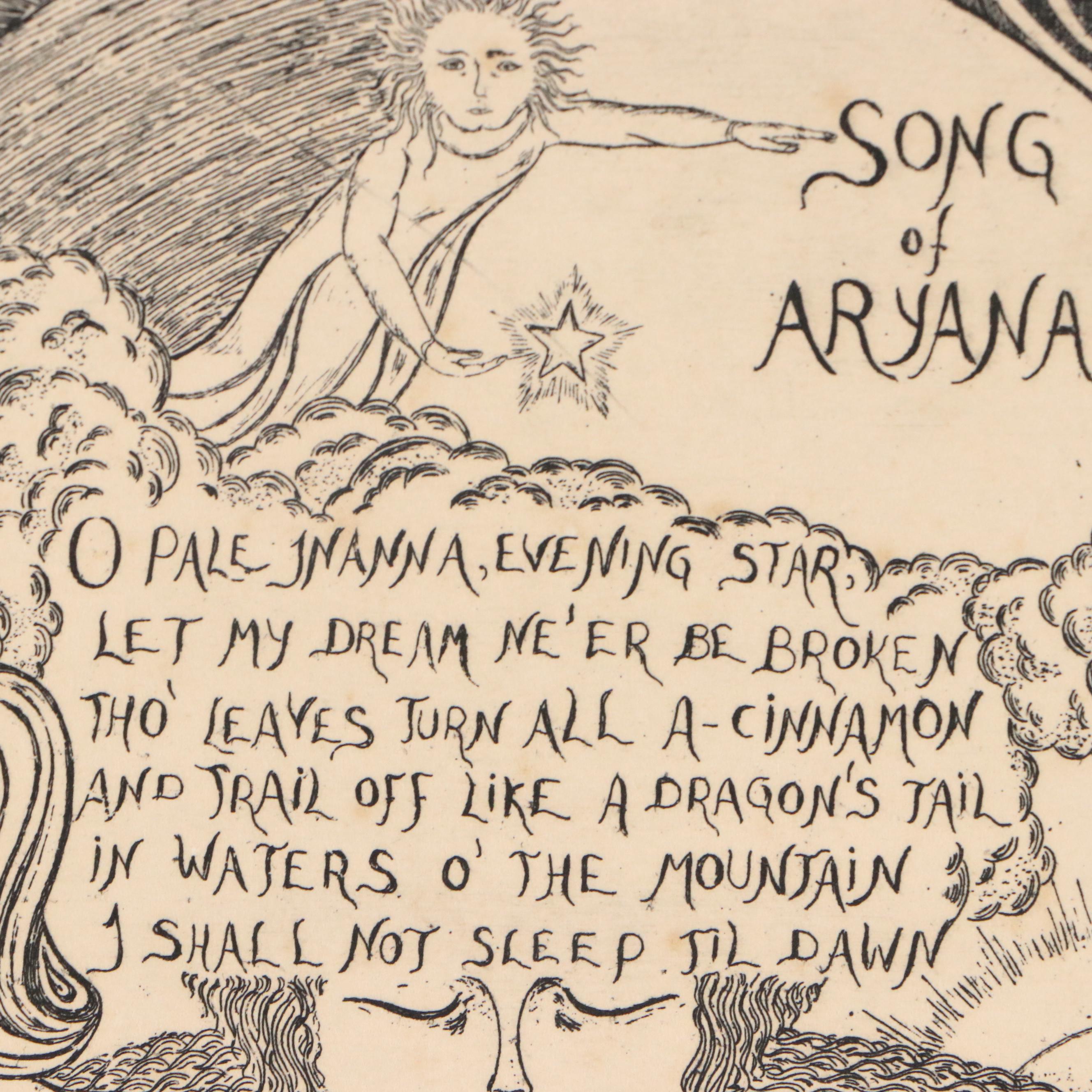 J. Arcocha and L. Mackenzie Engravings and Print from "The Book of Am," 1976–77