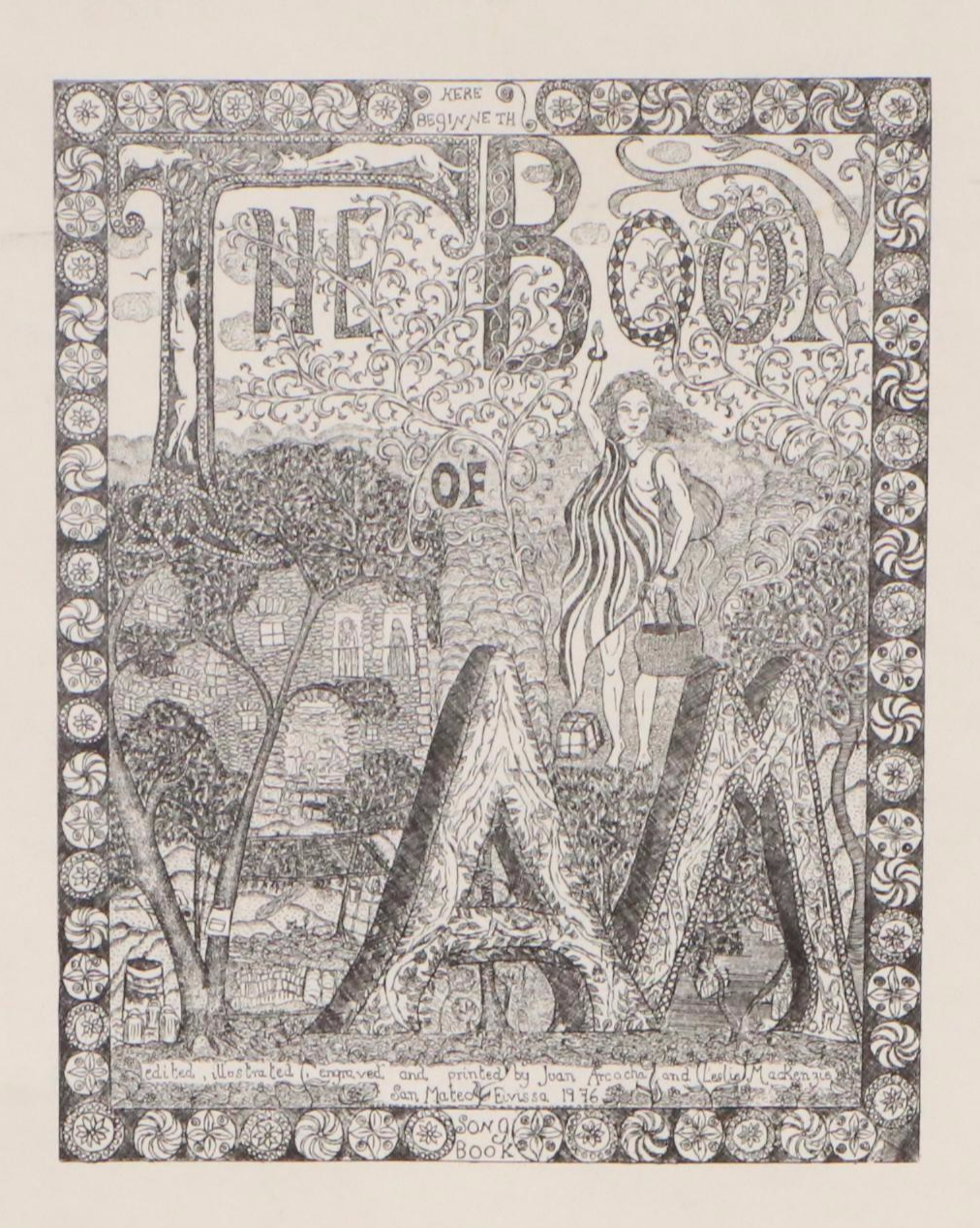 J. Arcocha and L. Mackenzie Engravings and Print from "The Book of Am," 1976–77