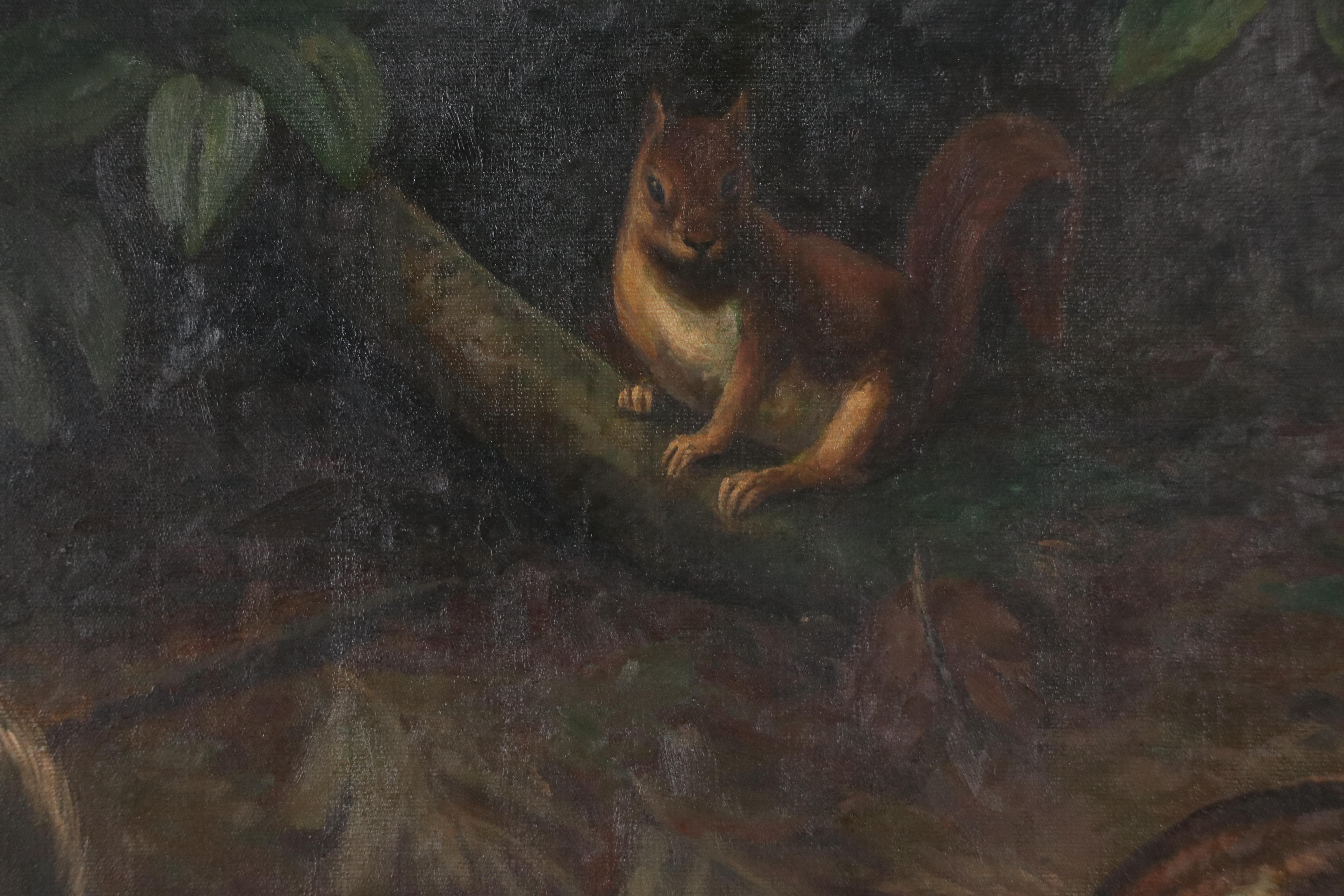 After William Holbrook Beard Embellished Giclée "The Gossips"