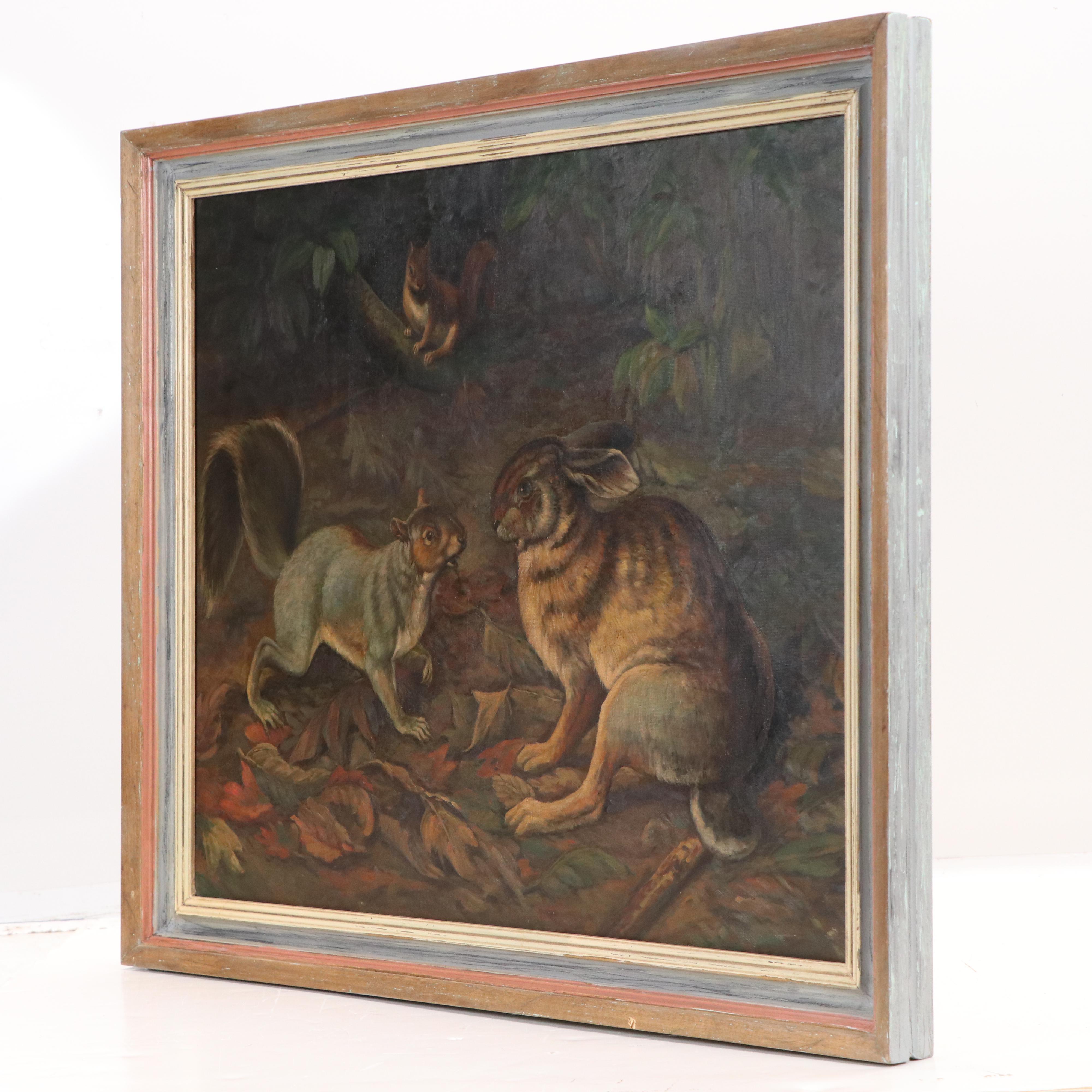 After William Holbrook Beard Embellished Giclée "The Gossips"