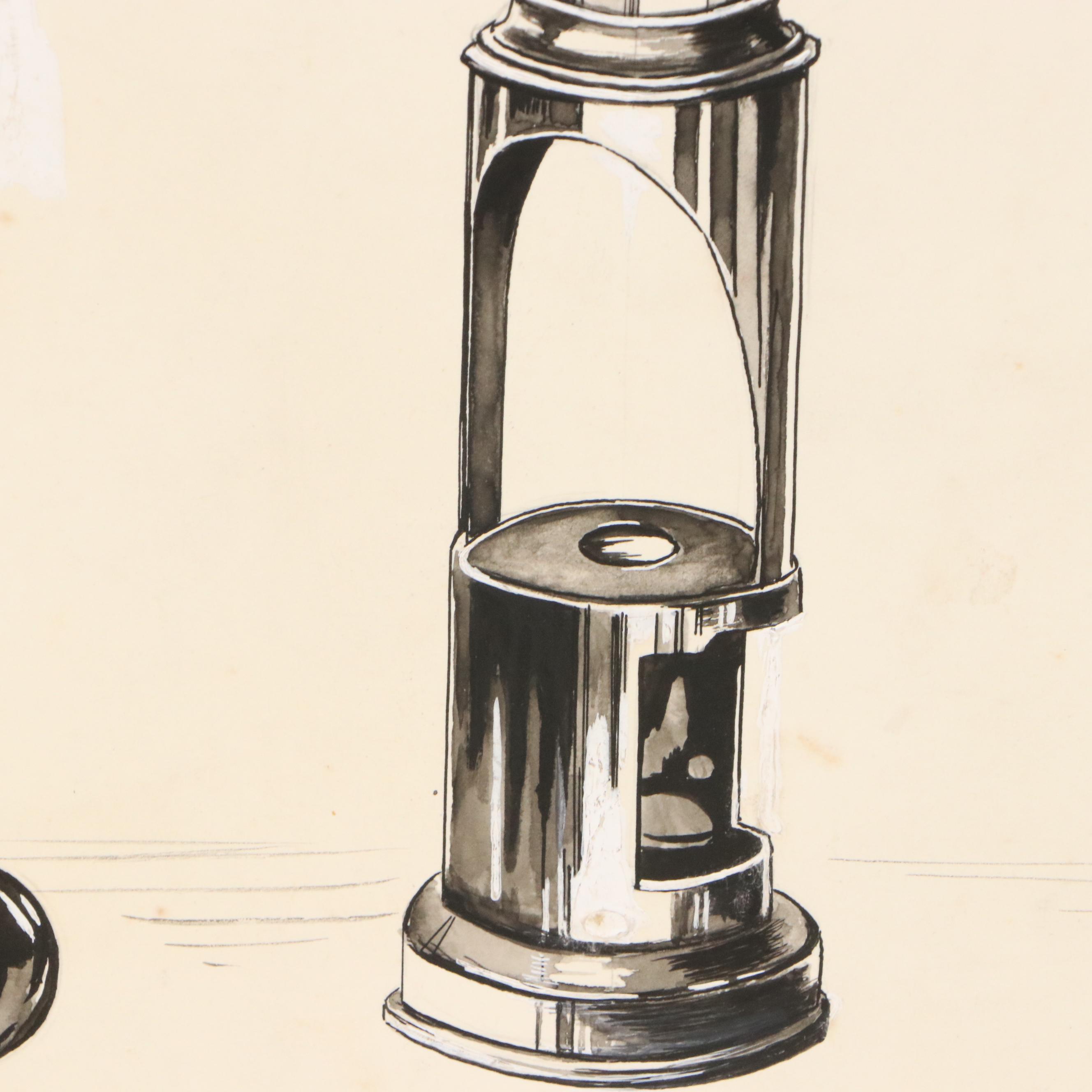 Harvey Shepard and David Templeton Graphite Portrait Drawings and More, 20th C.