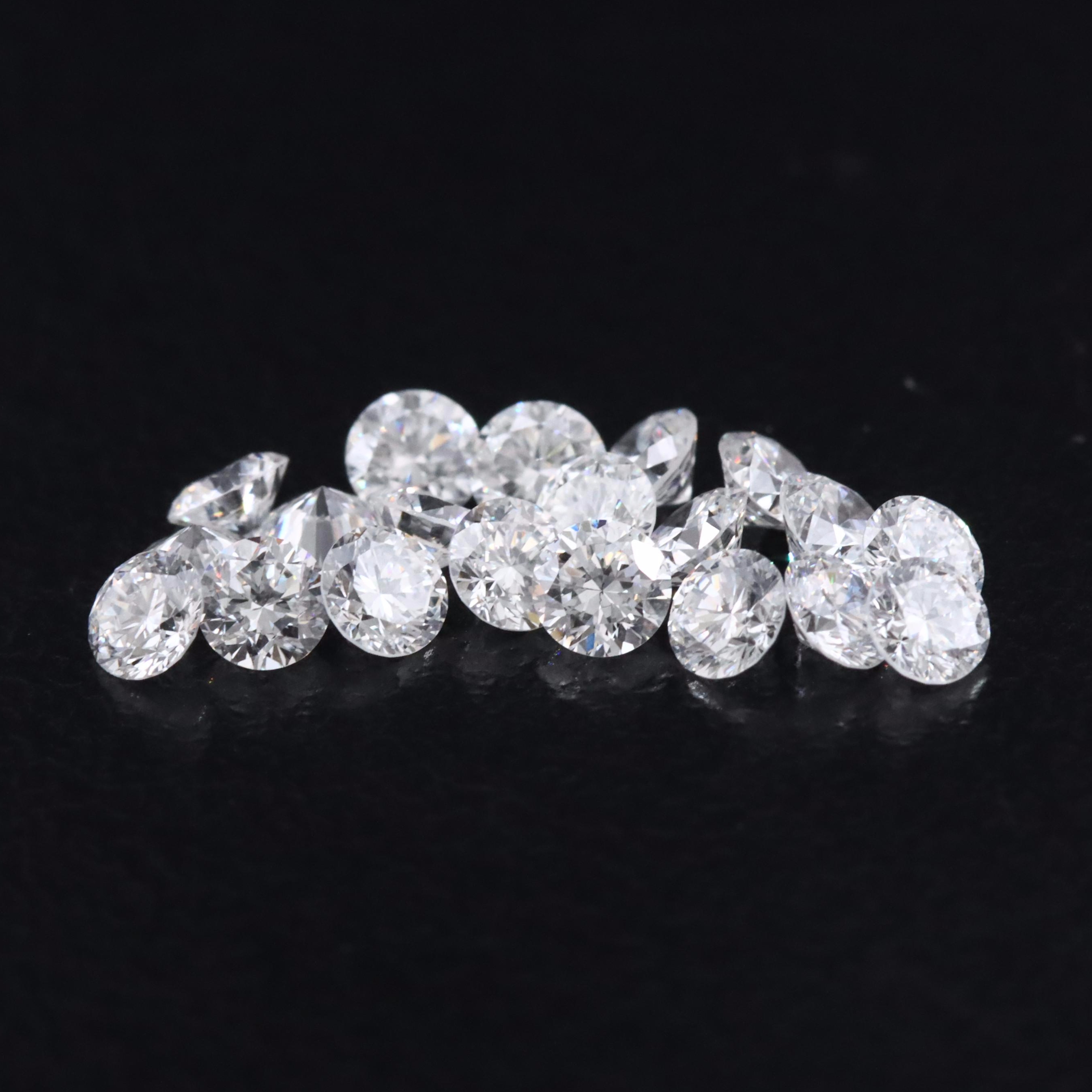 Loose 1.08 CTW Lab Grown Diamonds