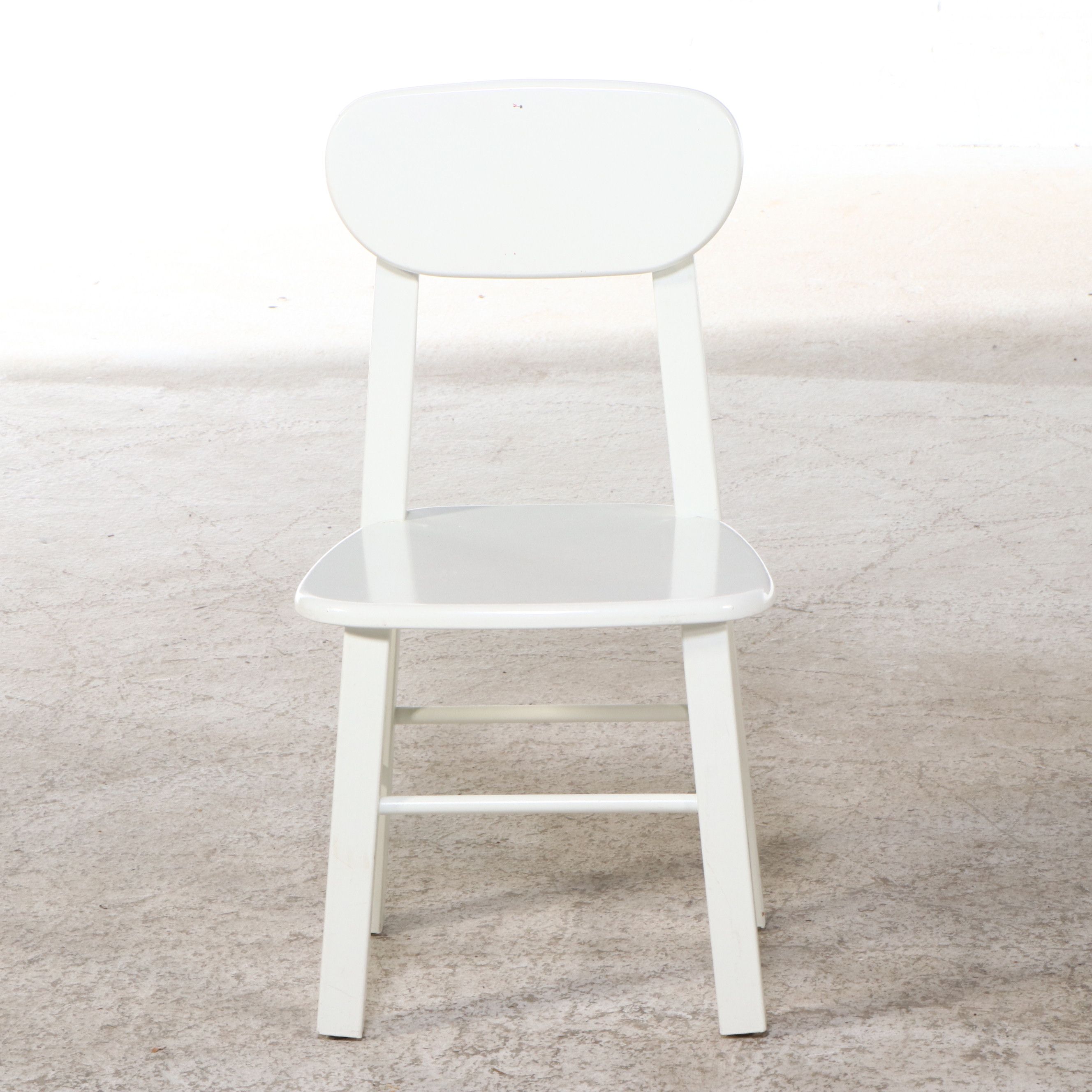 Set of Five Painted Wooden Children's Dining Set