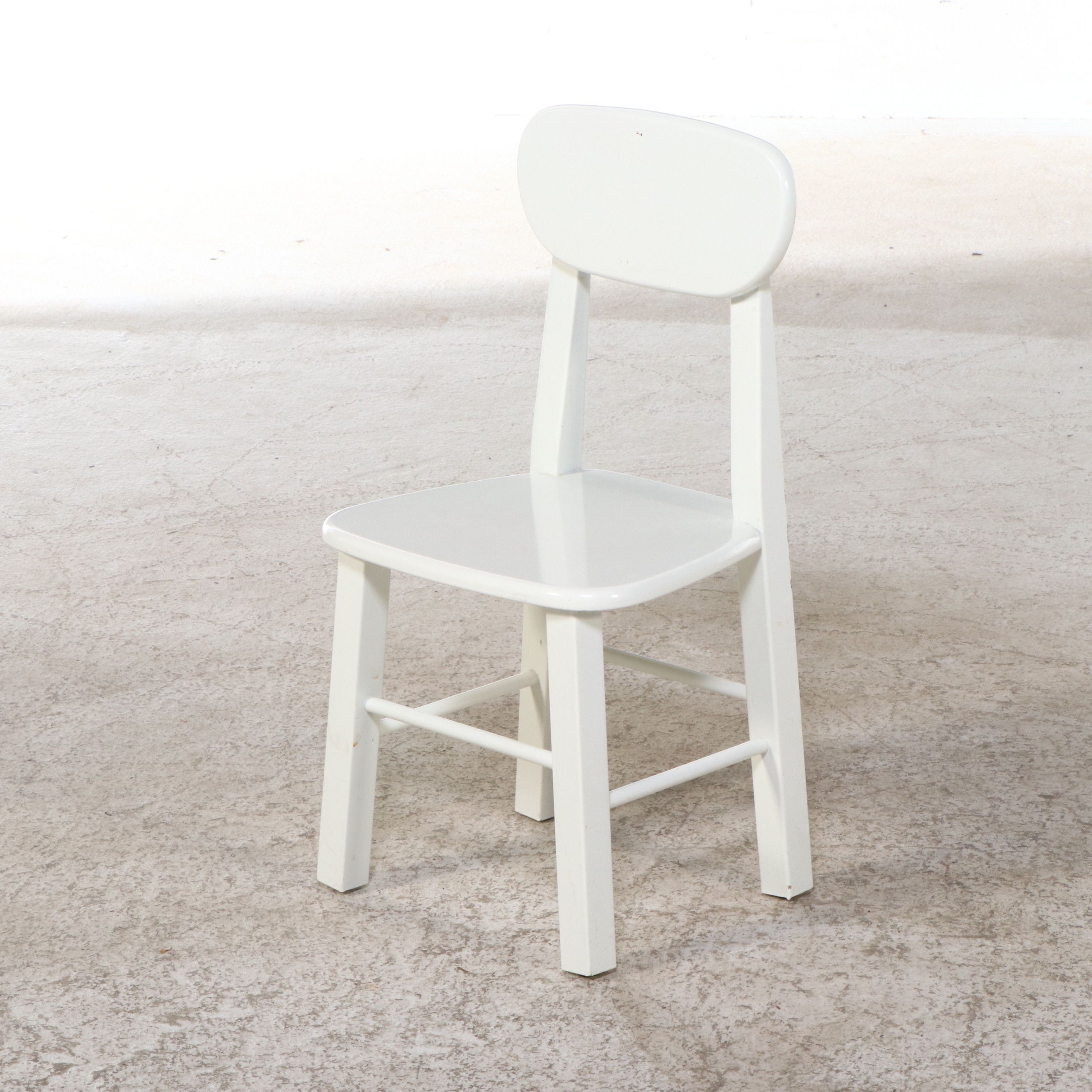 Set of Five Painted Wooden Children's Dining Set