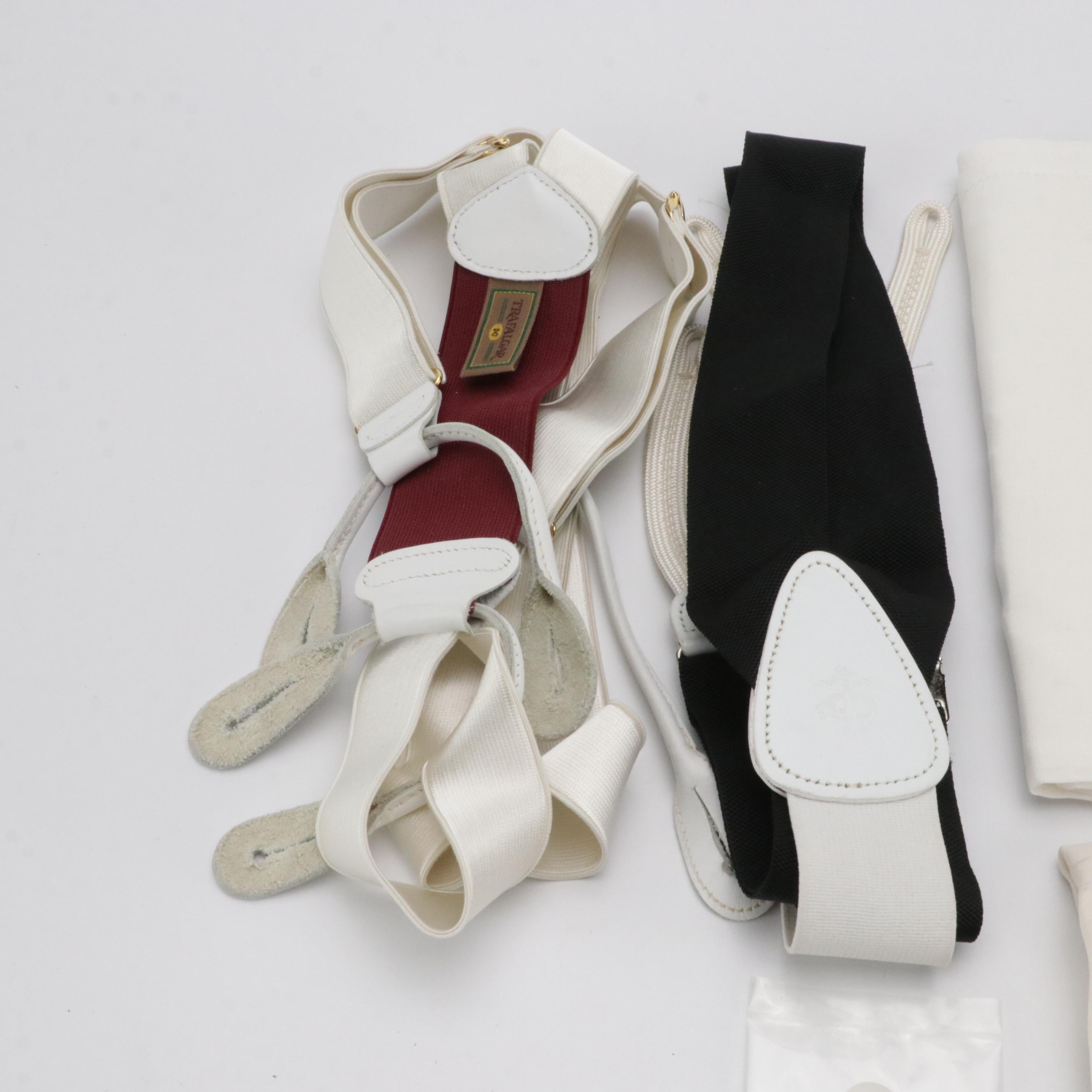 Men's Hickey-Freeman Black Wool Tailcoat & Dress Pants W Other Pique Vest & More