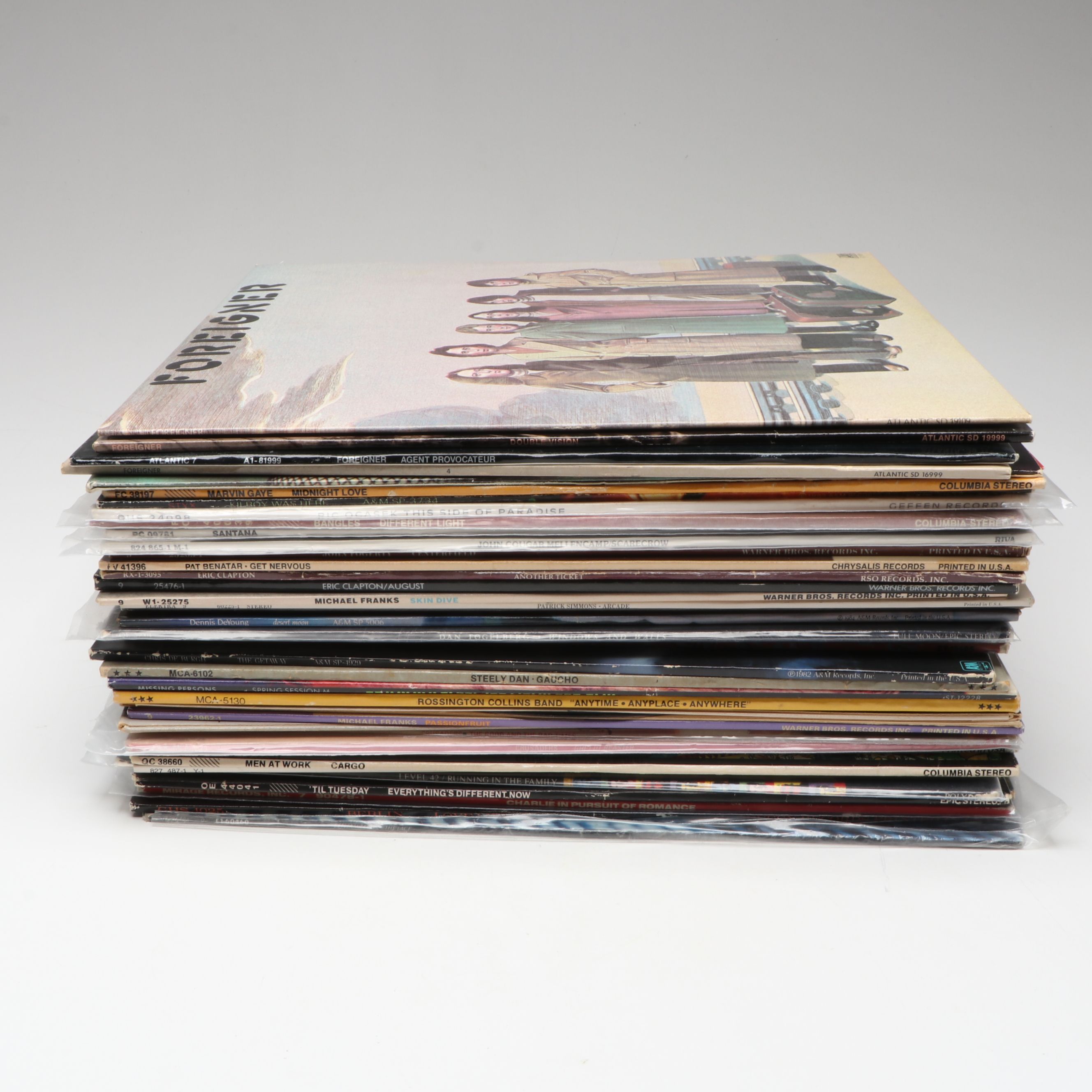 Pat Benatar, Foreigner, Styx, Santana, and More LP Vinyl Record Albums
