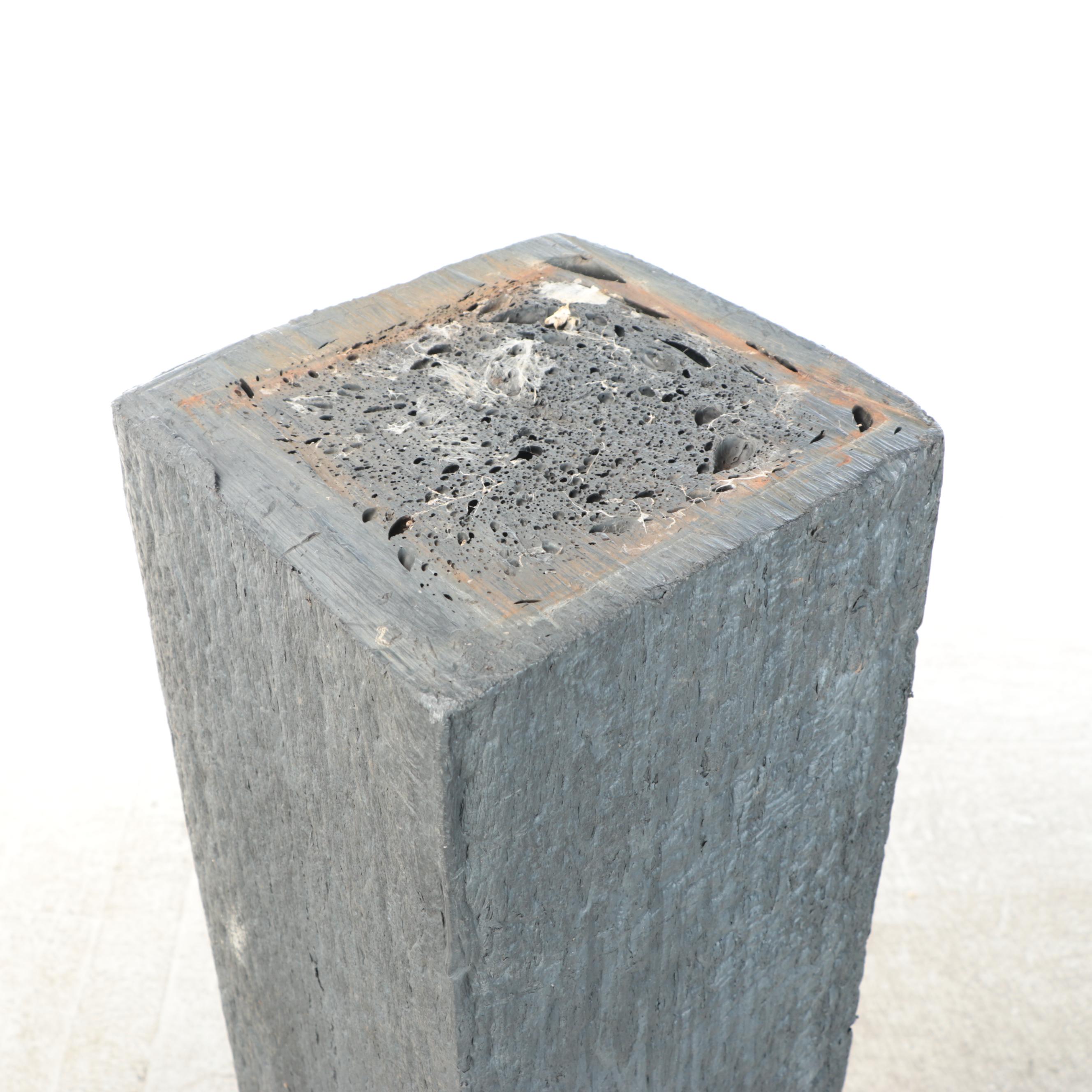 Textured Concrete Rectangular Plinths