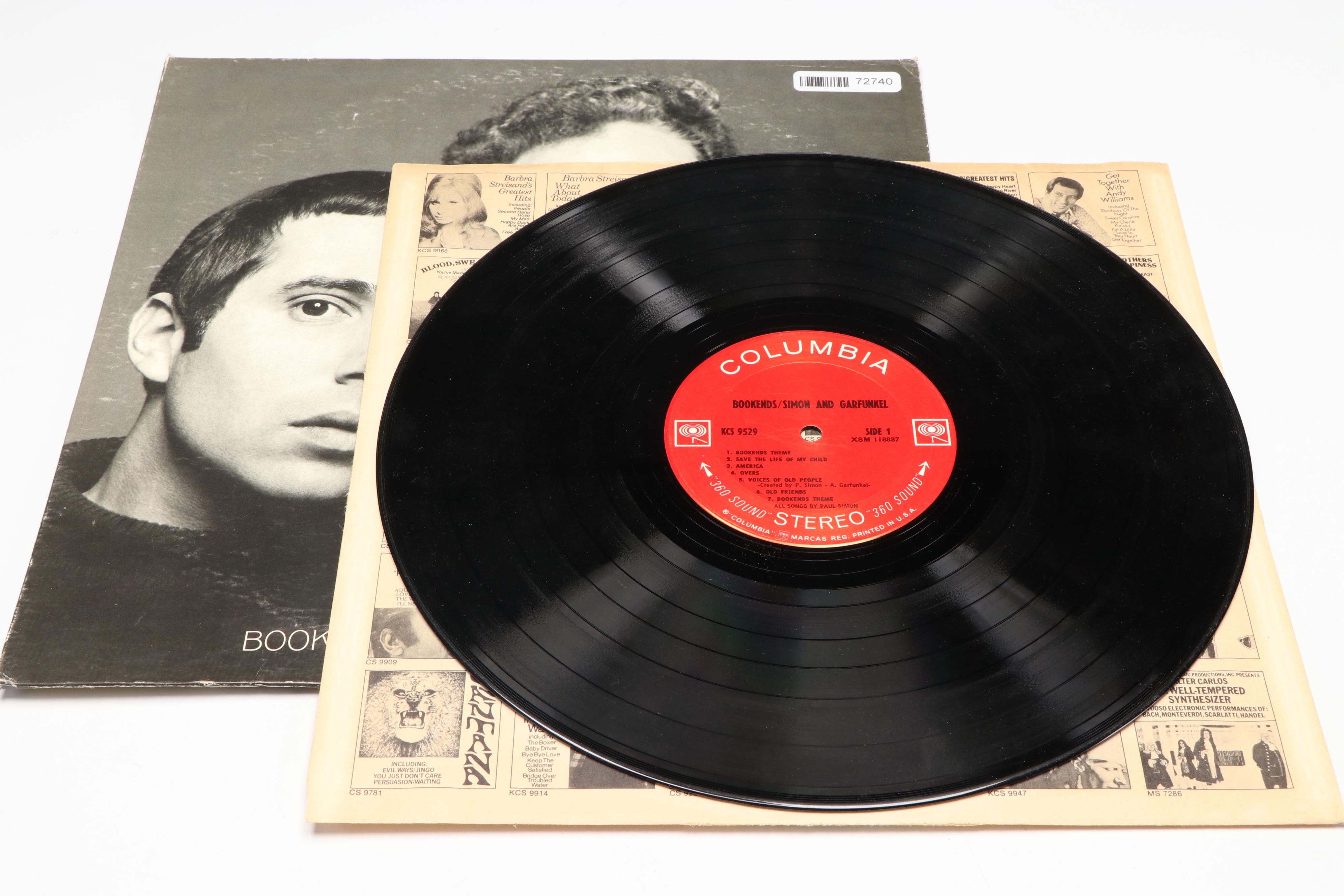 Simon & Garfunkel, The Rolling Stones, Bob Dylan, and More Vinyl Record Albums