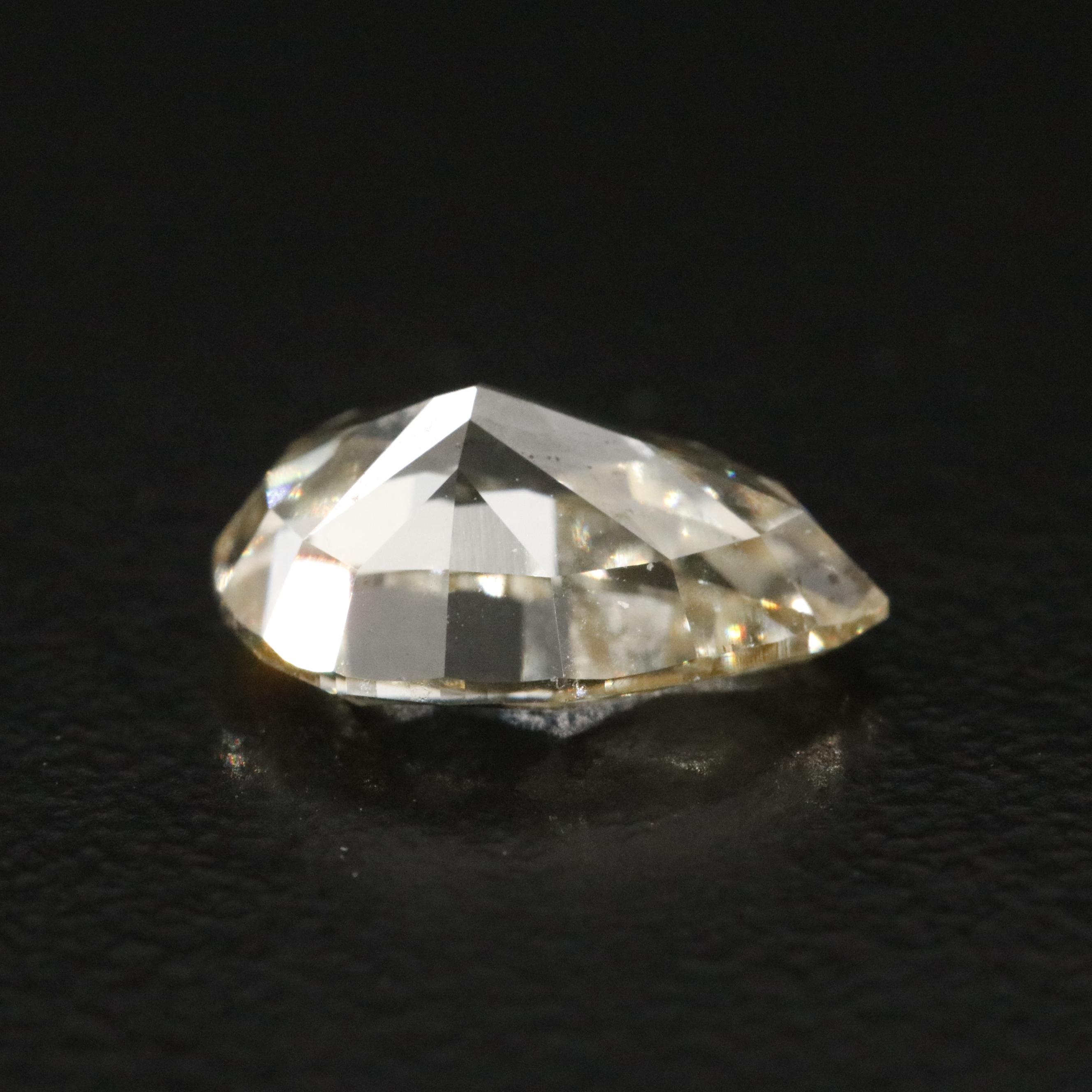 Loose 2.01 CT Lab Grown Fancy Yellow Diamond with IGI Report