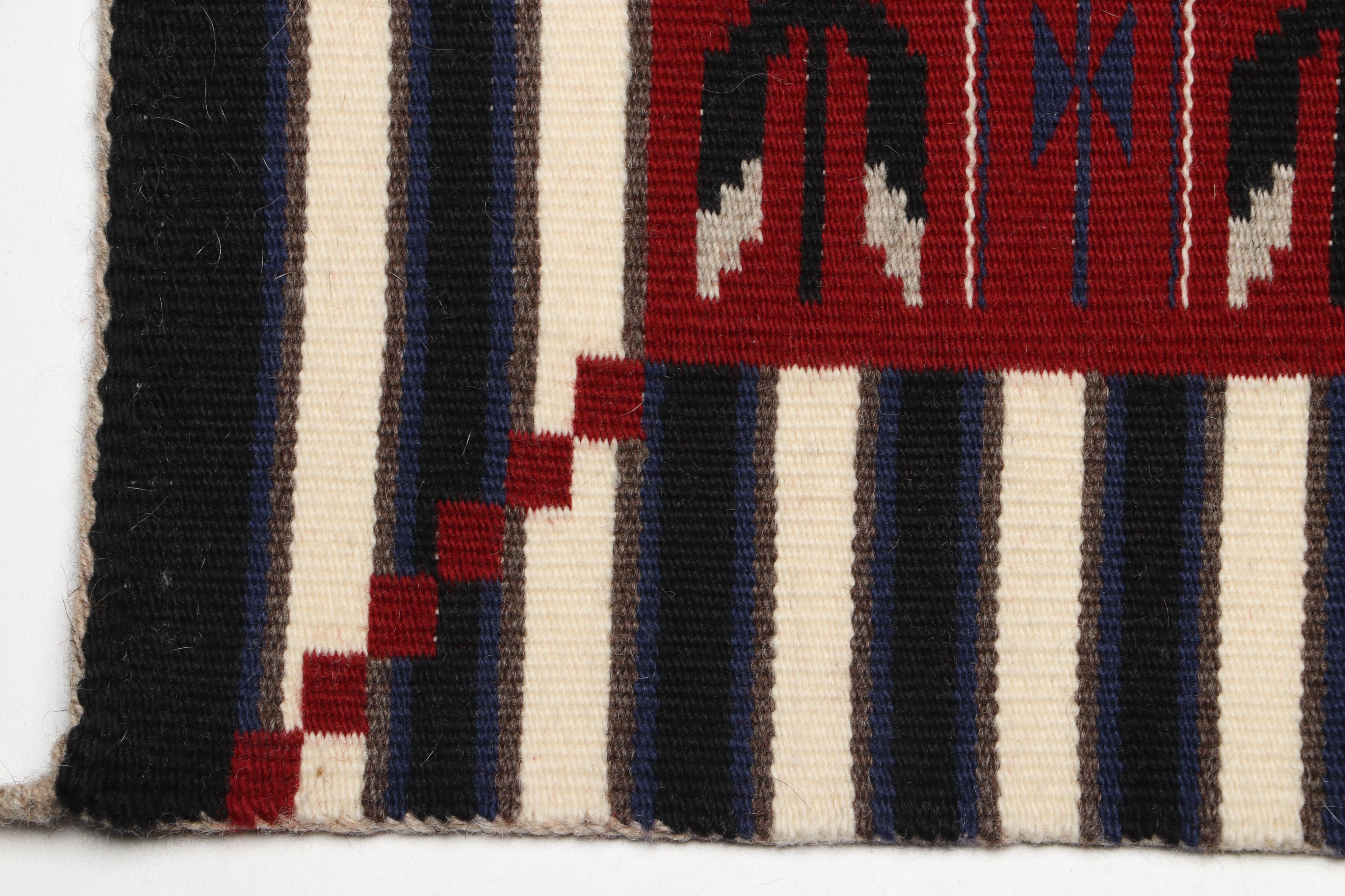 Two Grey Hills and Other Handwoven Navajo Blanket Style Mat