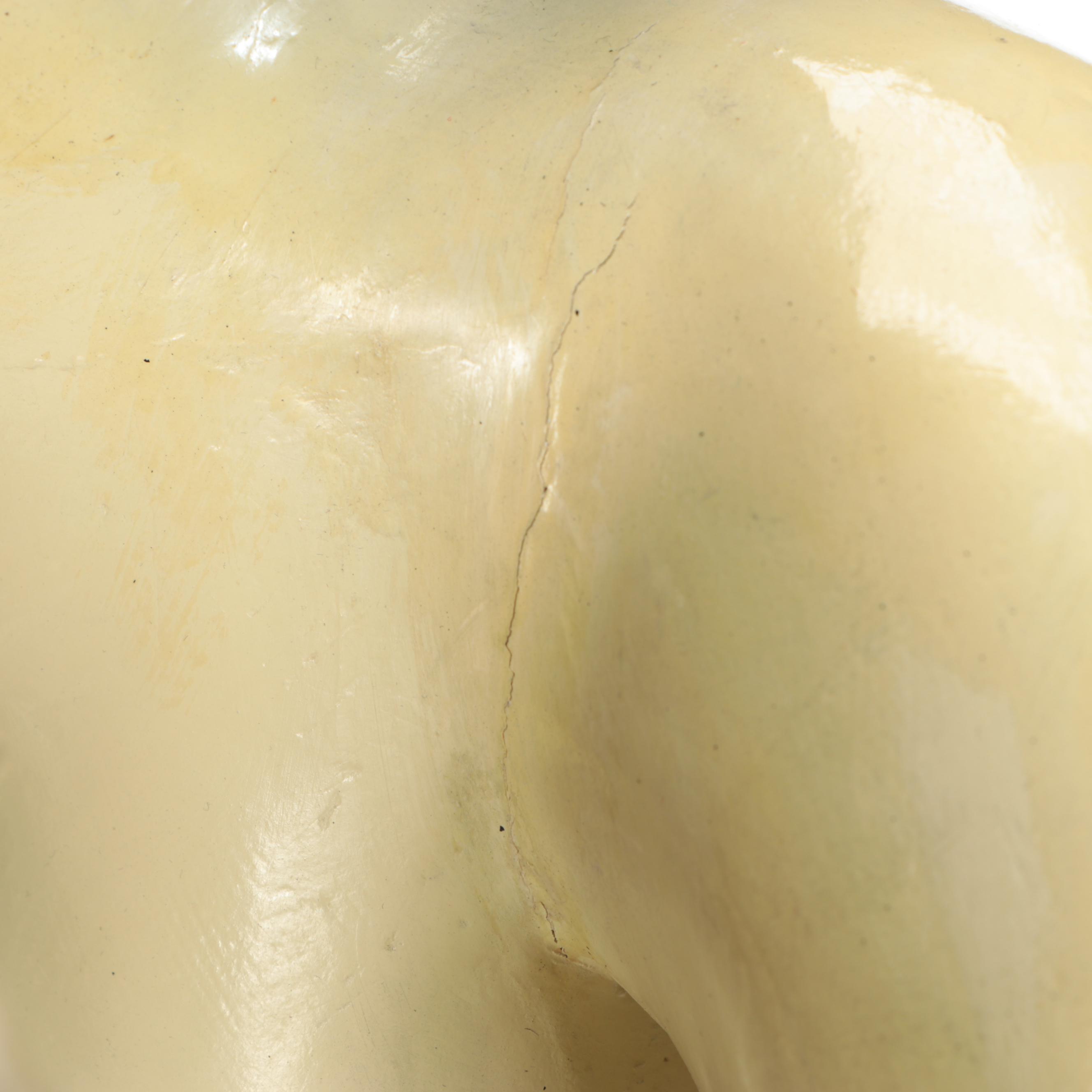 Gregory Gorby Hand-Painted Burlesque Lady Sculpture, 1999