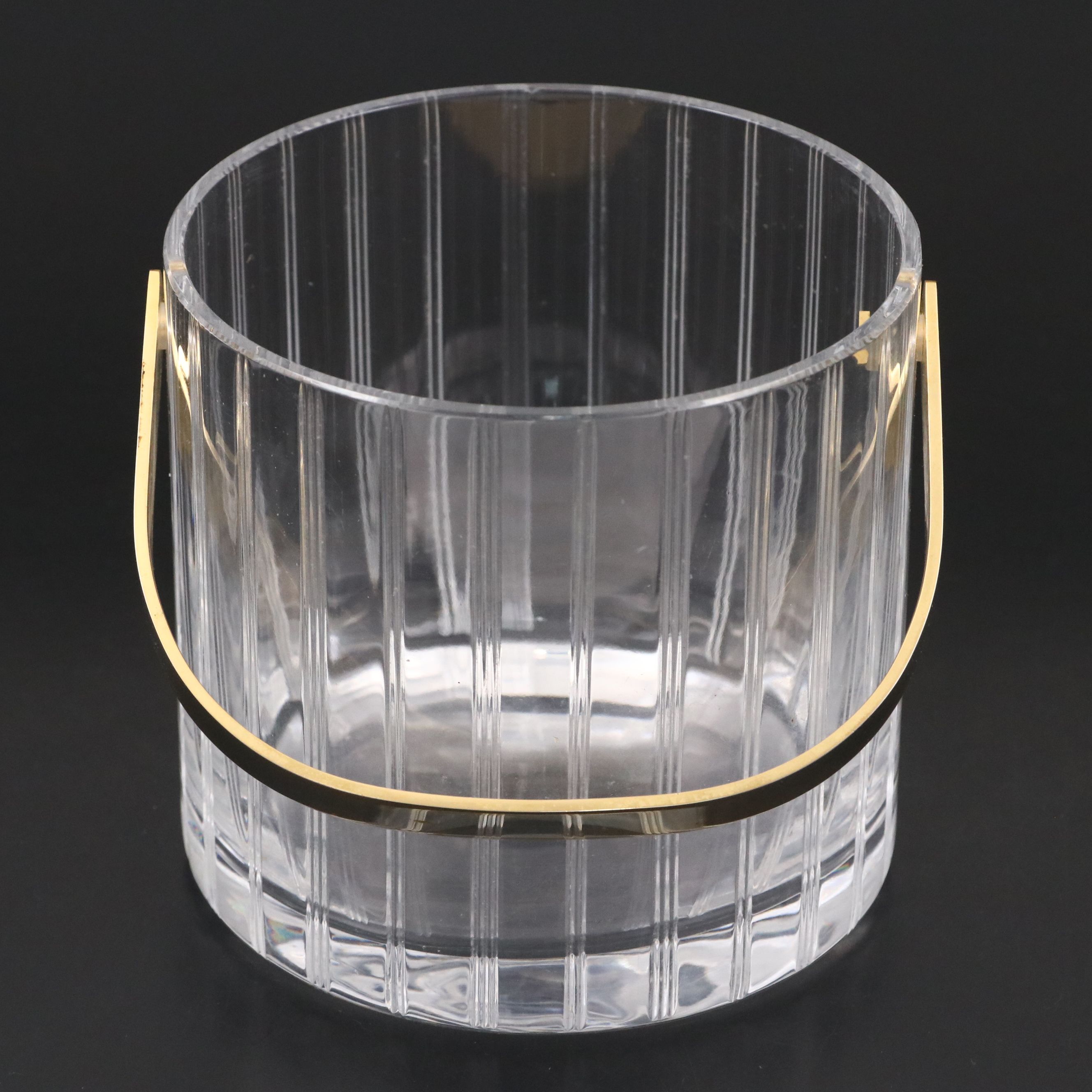 Christian Dior "Ligne" Cut Crystal Ice Bucket