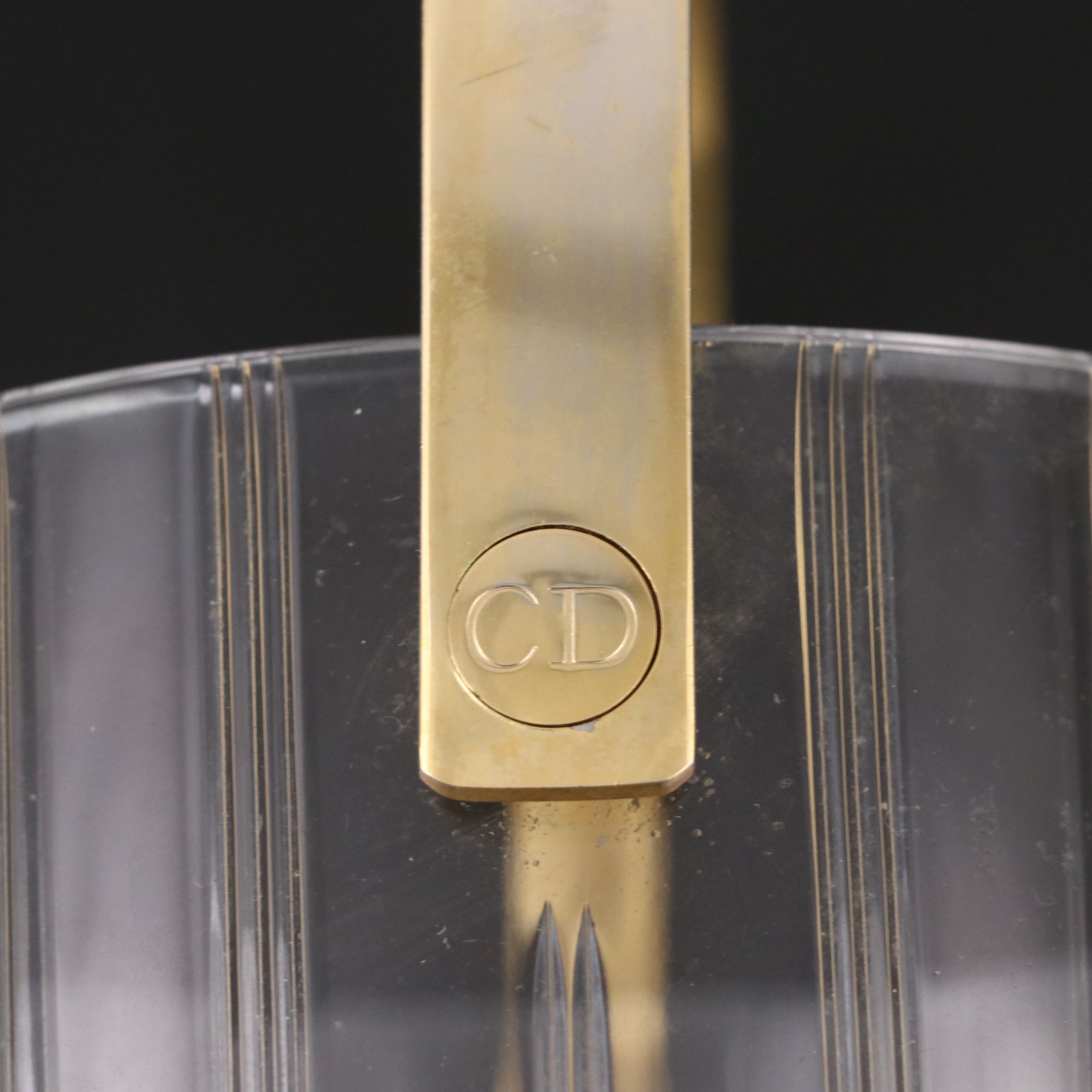 Christian Dior "Ligne" Cut Crystal Ice Bucket