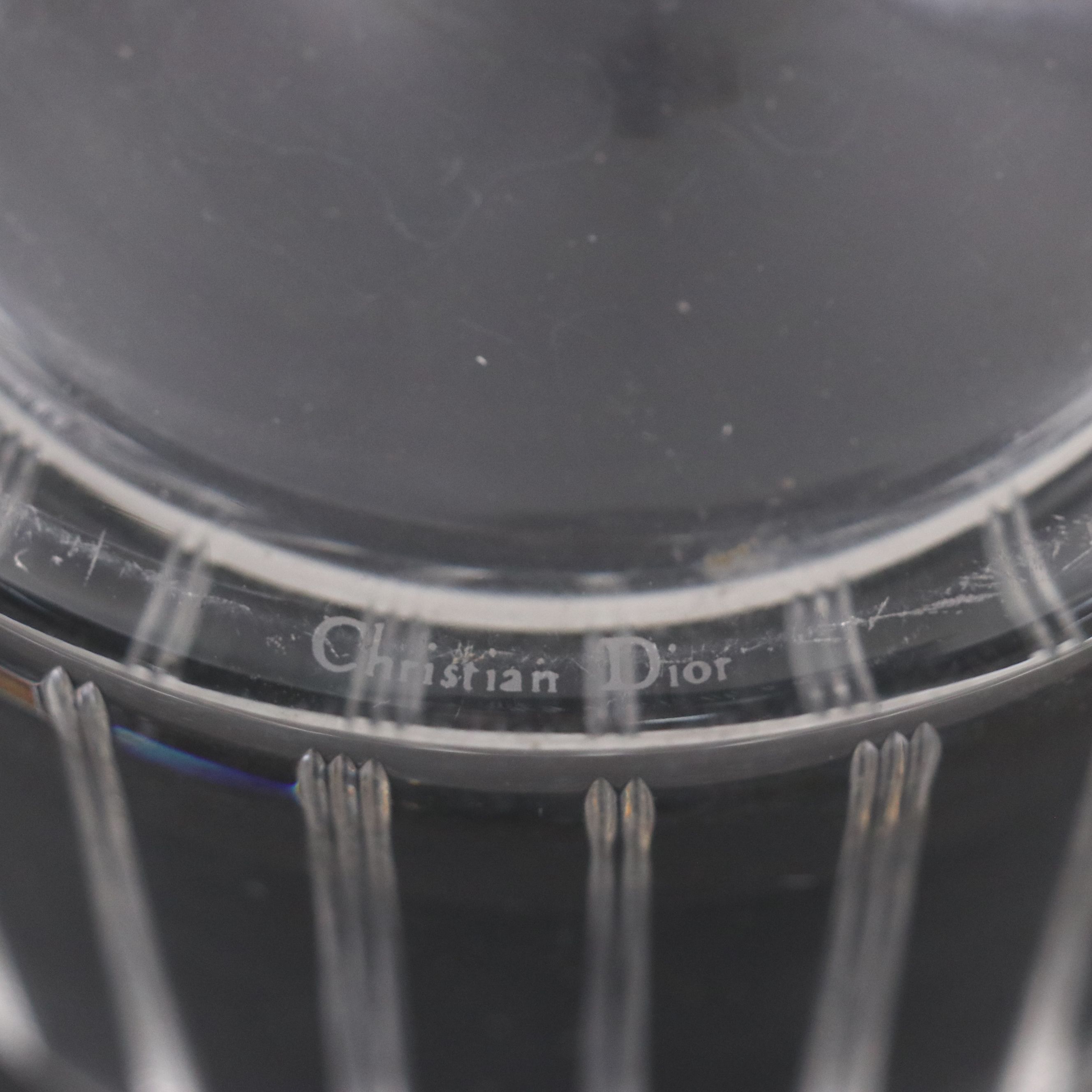 Christian Dior "Ligne" Cut Crystal Ice Bucket