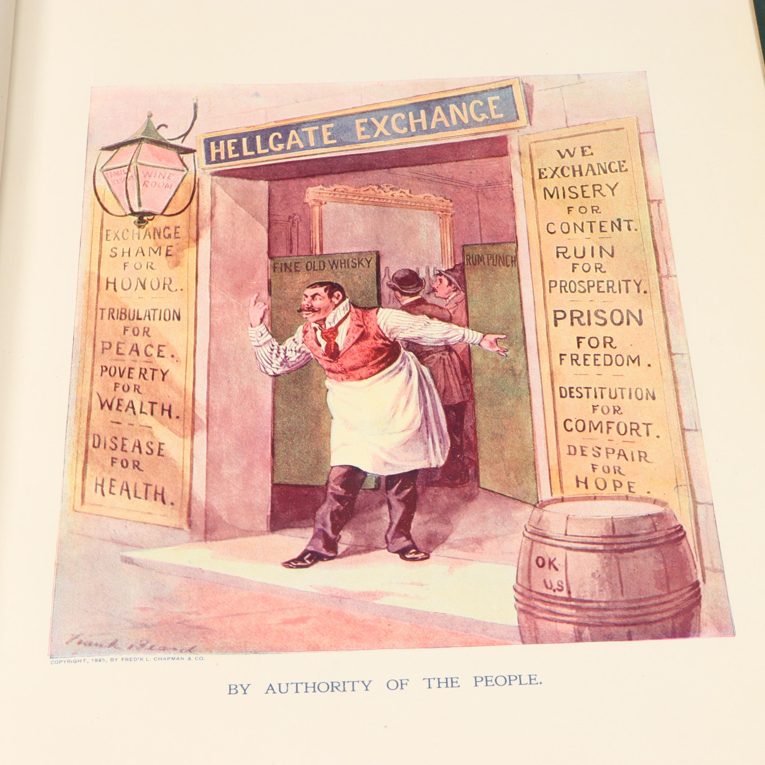 Illustrated "Fifty Great Cartoons" by Frank Beard and More