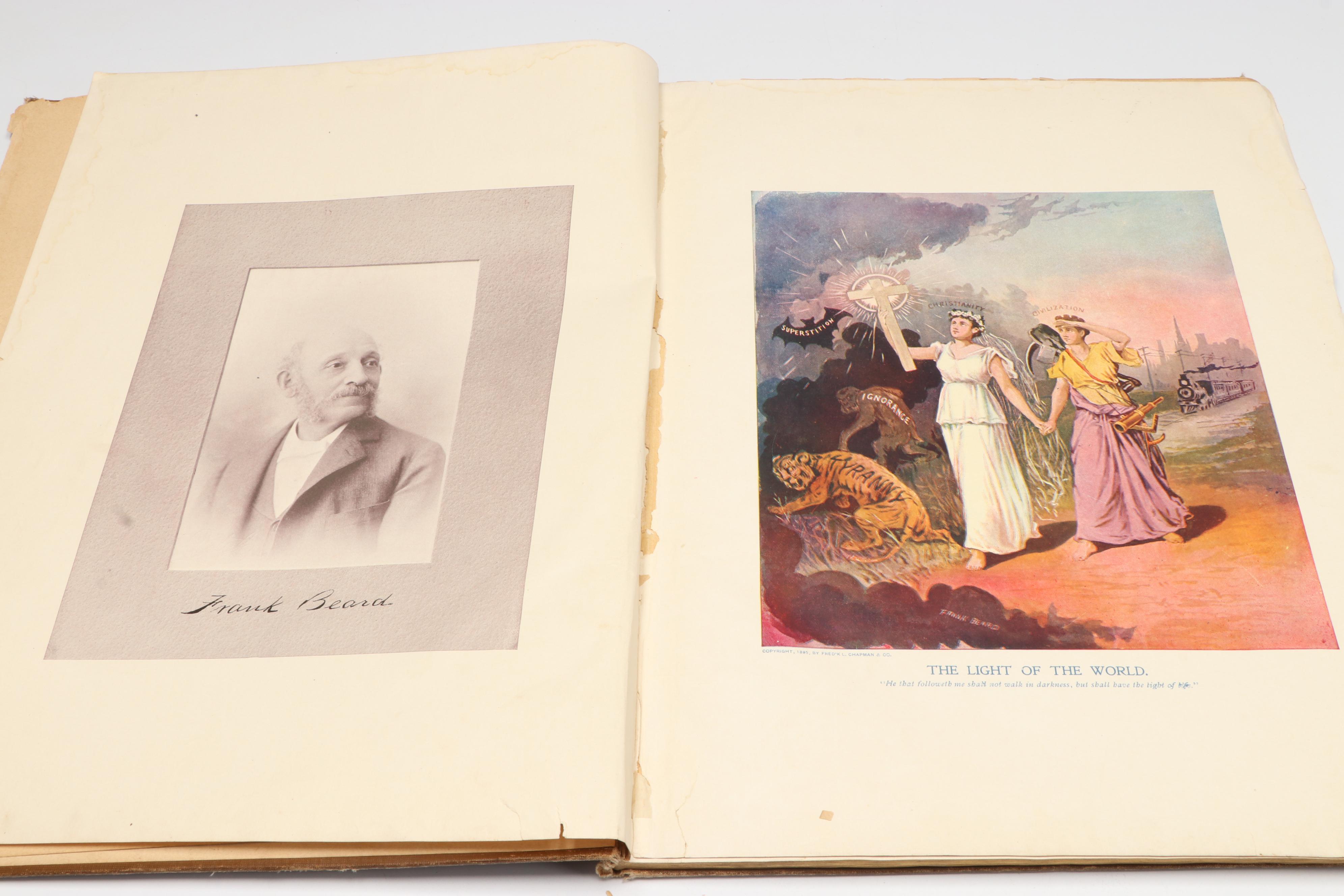 Illustrated "Fifty Great Cartoons" by Frank Beard and More