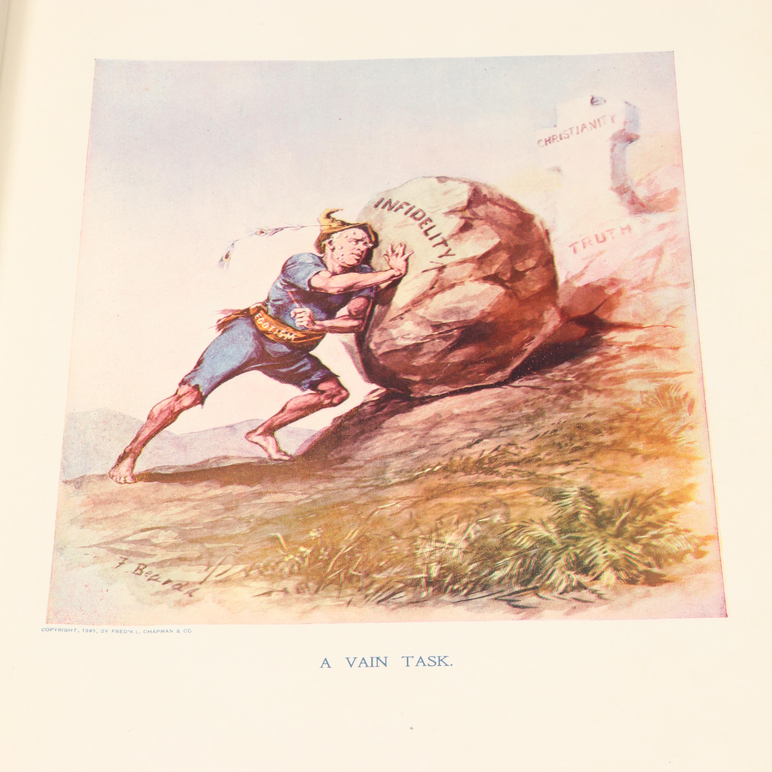 Illustrated "Fifty Great Cartoons" by Frank Beard and More