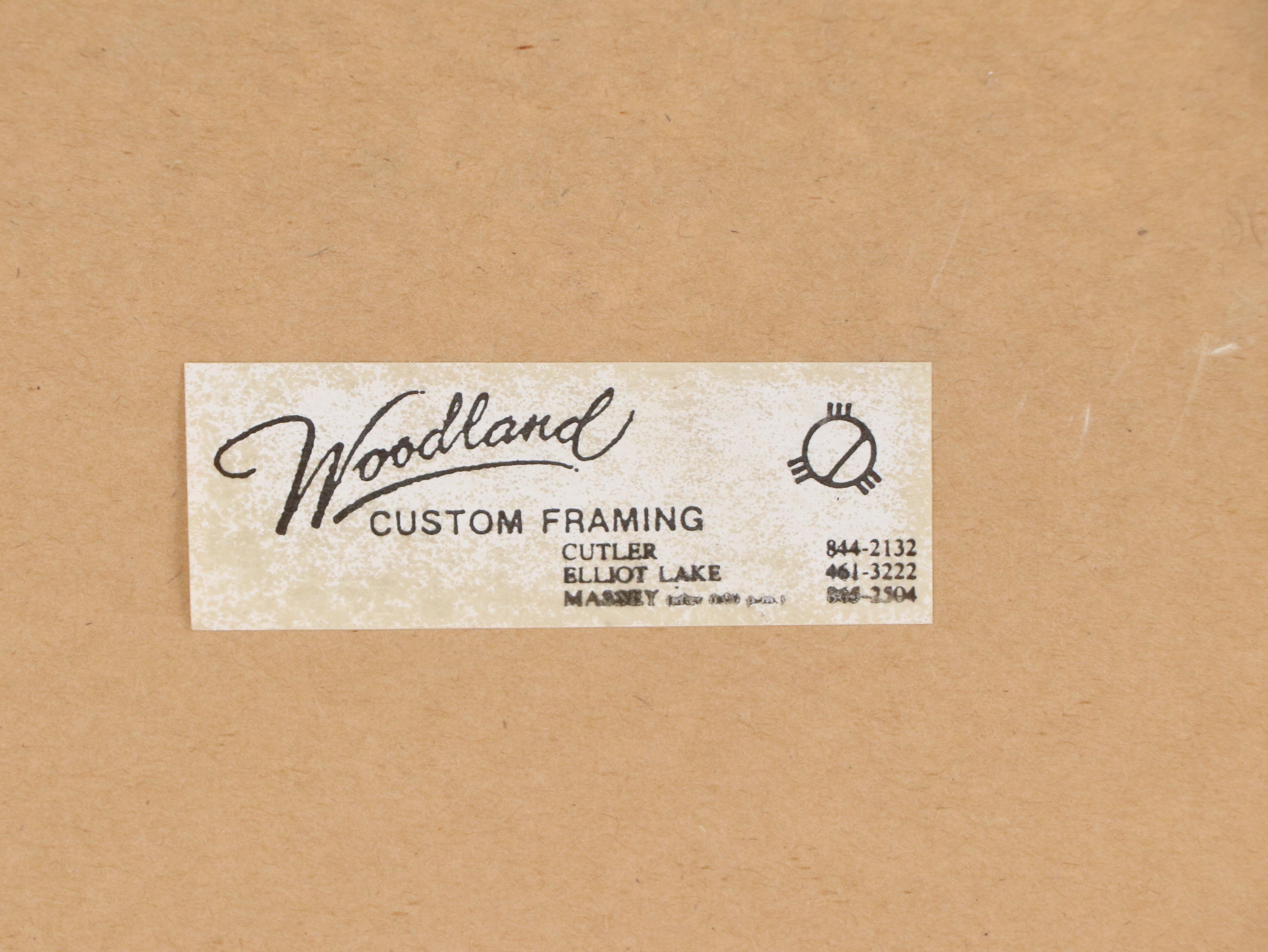 Stanley Panamick Acrylic Painting "Waiting," 1988