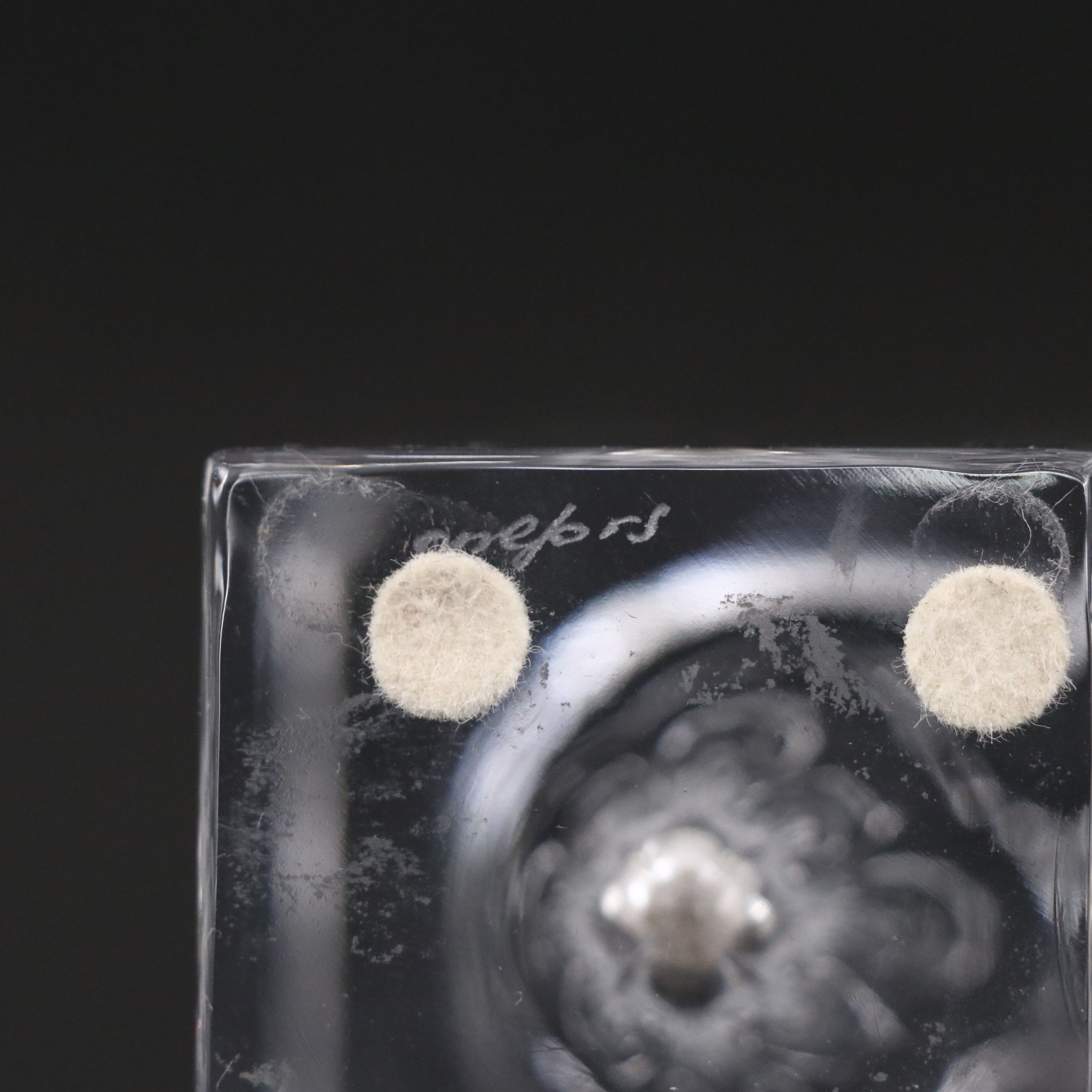 Orrefors Sweden Crystal Decanter and Vase