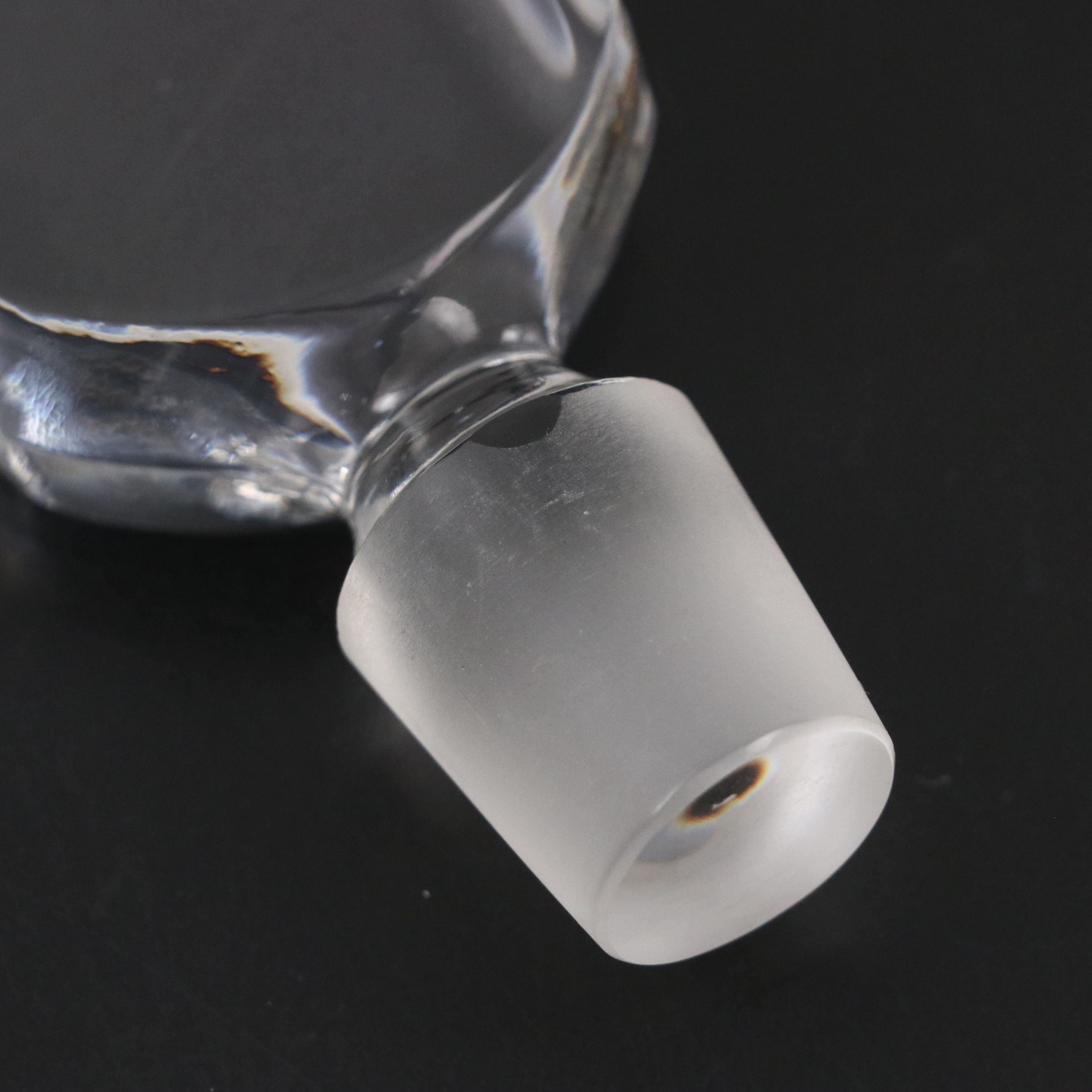 Orrefors Sweden Crystal Decanter and Vase