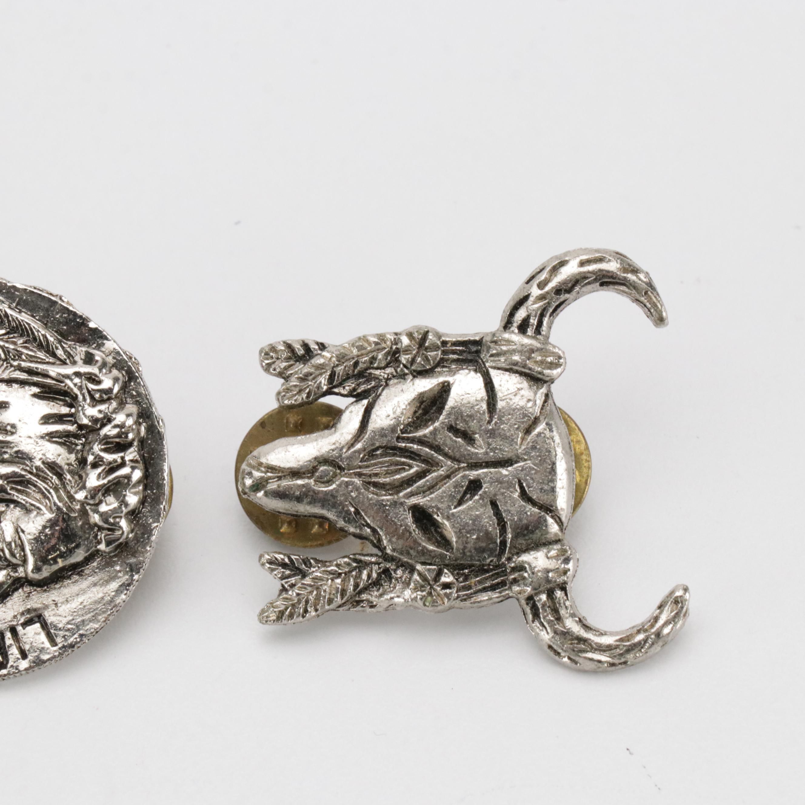 Liberty 1932, and Other Native American Theme Metal Pins