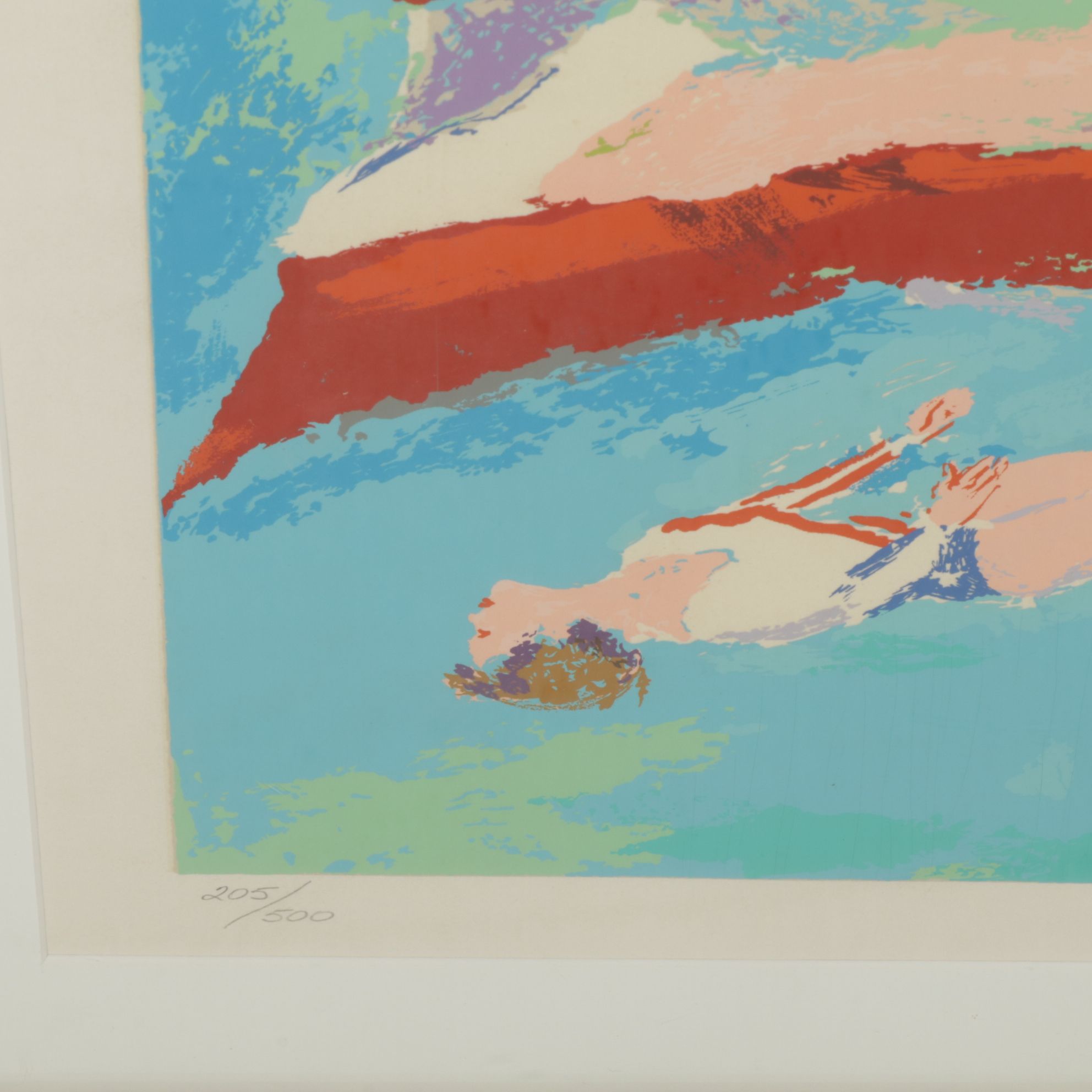 Leroy Neiman Serigraph "Golden Girl", 1985