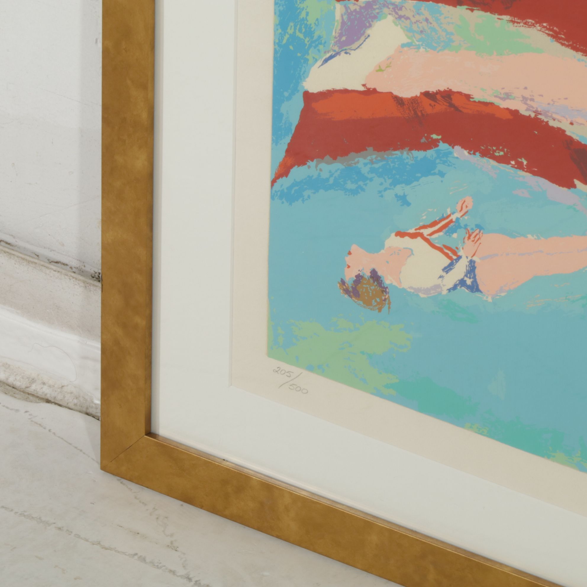 Leroy Neiman Serigraph "Golden Girl", 1985