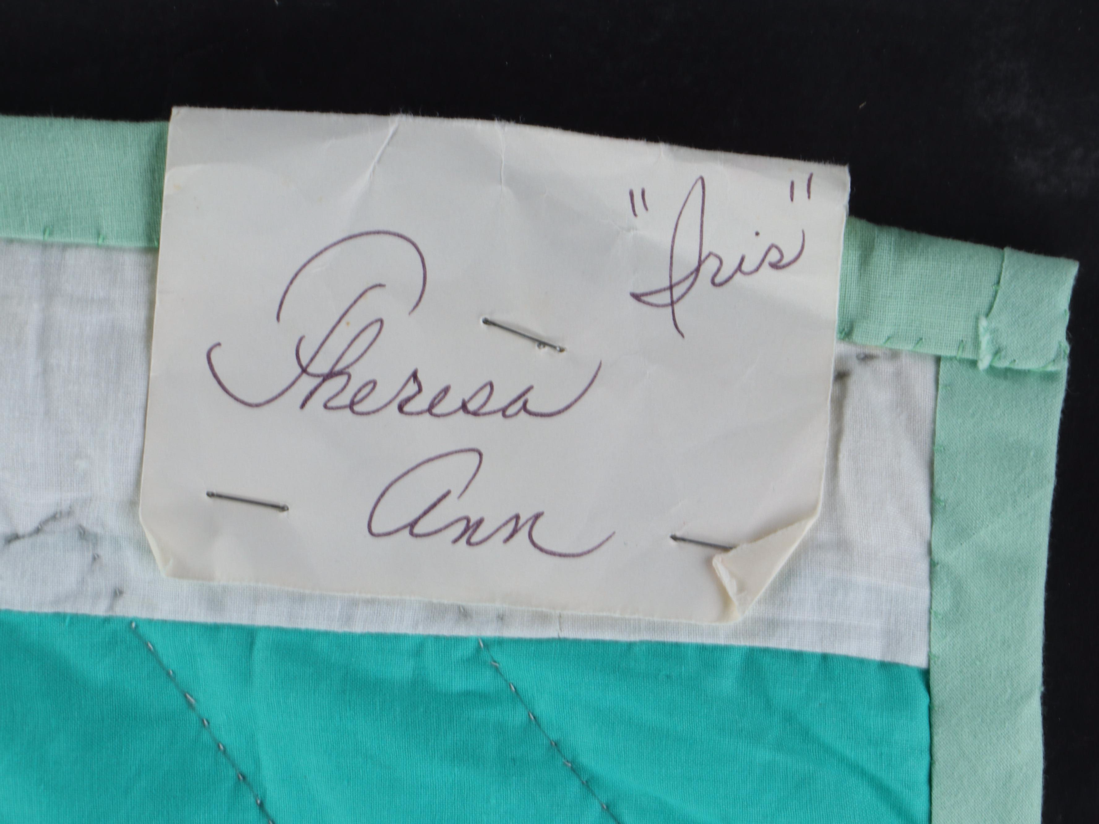 Hand-Pieced "Sunbonnet Sue" and Iris Blooms Appliquéd Quilts