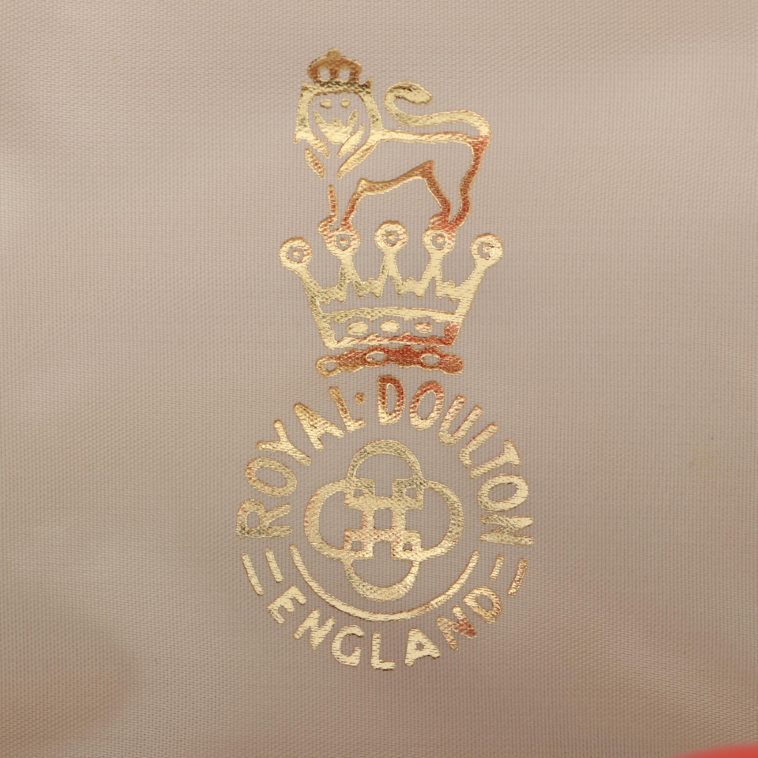 Royal Doulton Porcelain Flambé Egg with Stand