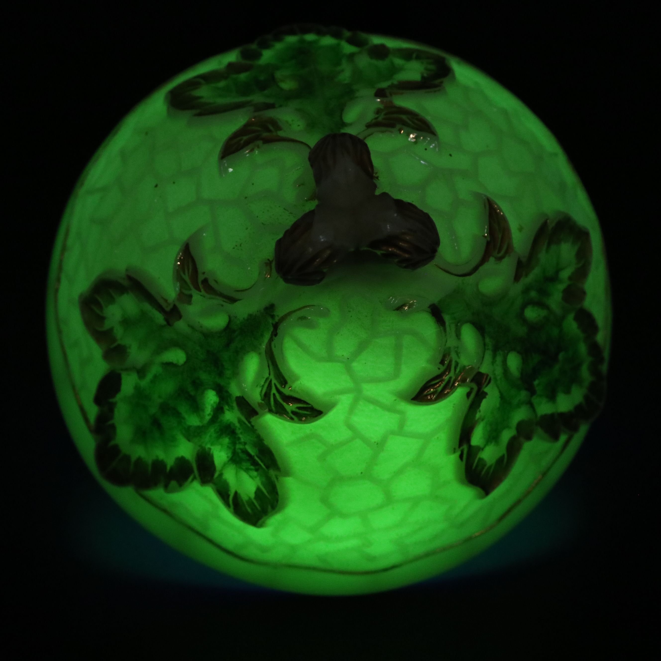 Tarentum "Georgia Gem" with Other Custard Glass Toothpick Holders and Dishes