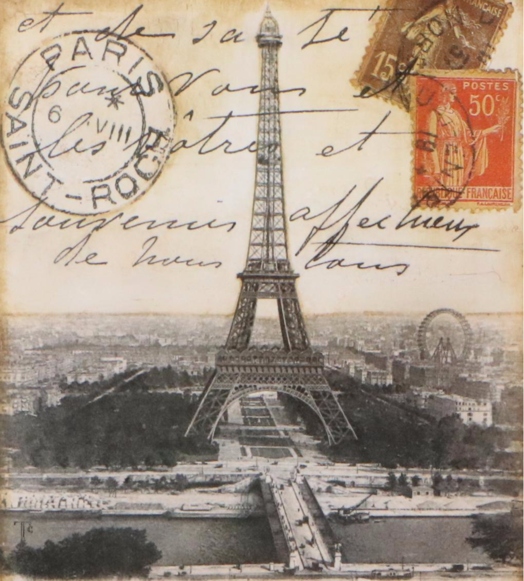 Offset Lithograph After Tina Chaden "Paris," 21st Century