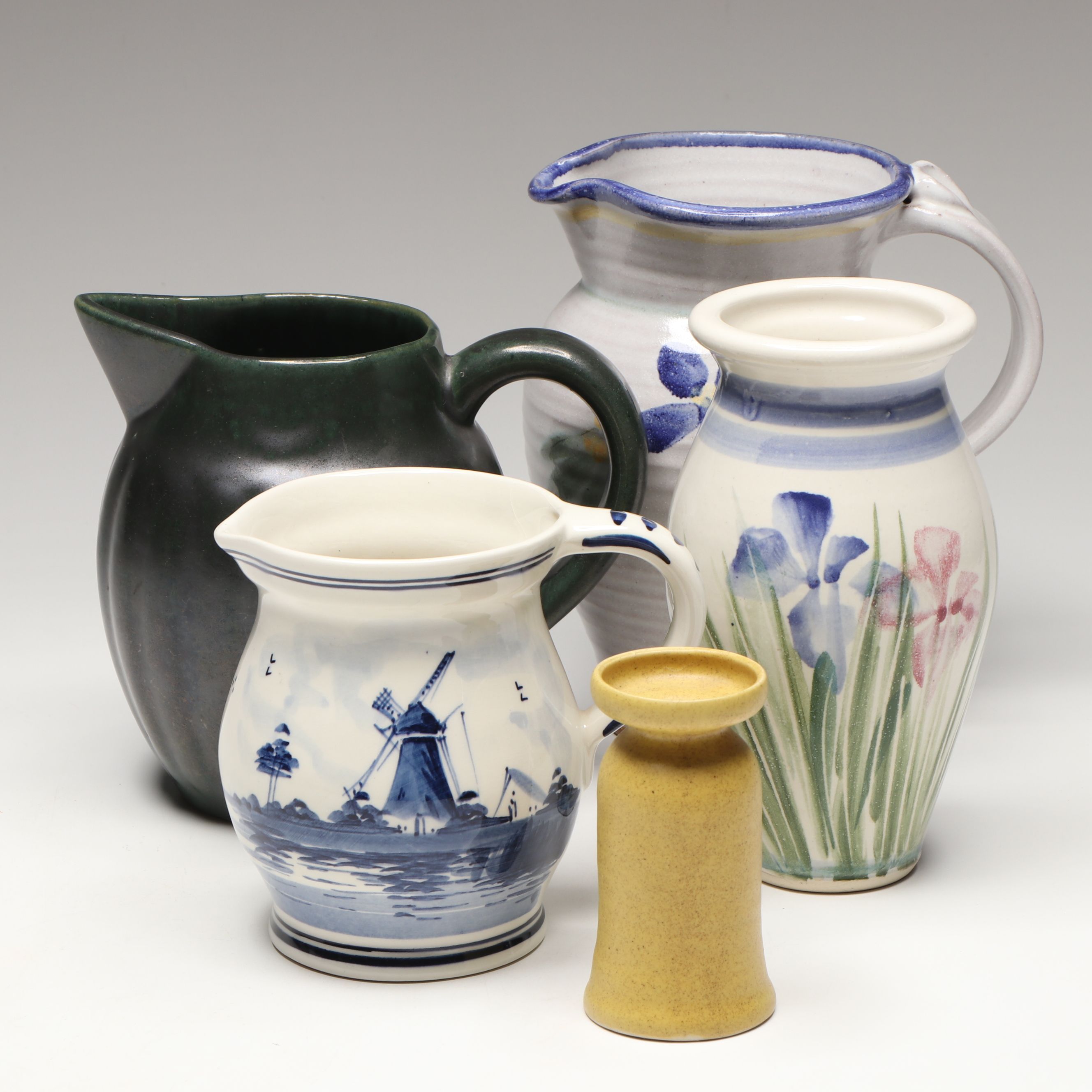 Artist Signed Ceramic Pitchers and Vases