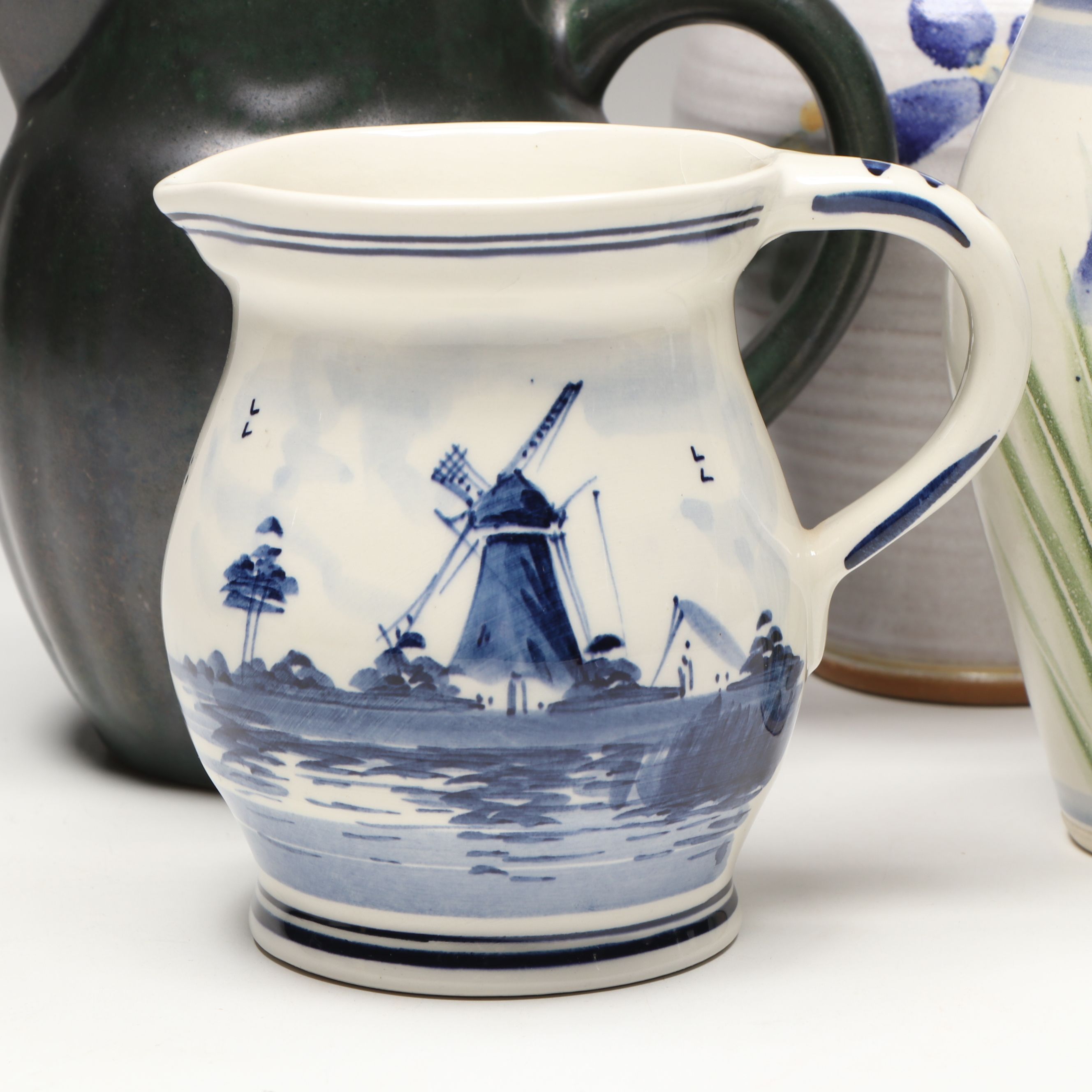 Artist Signed Ceramic Pitchers and Vases