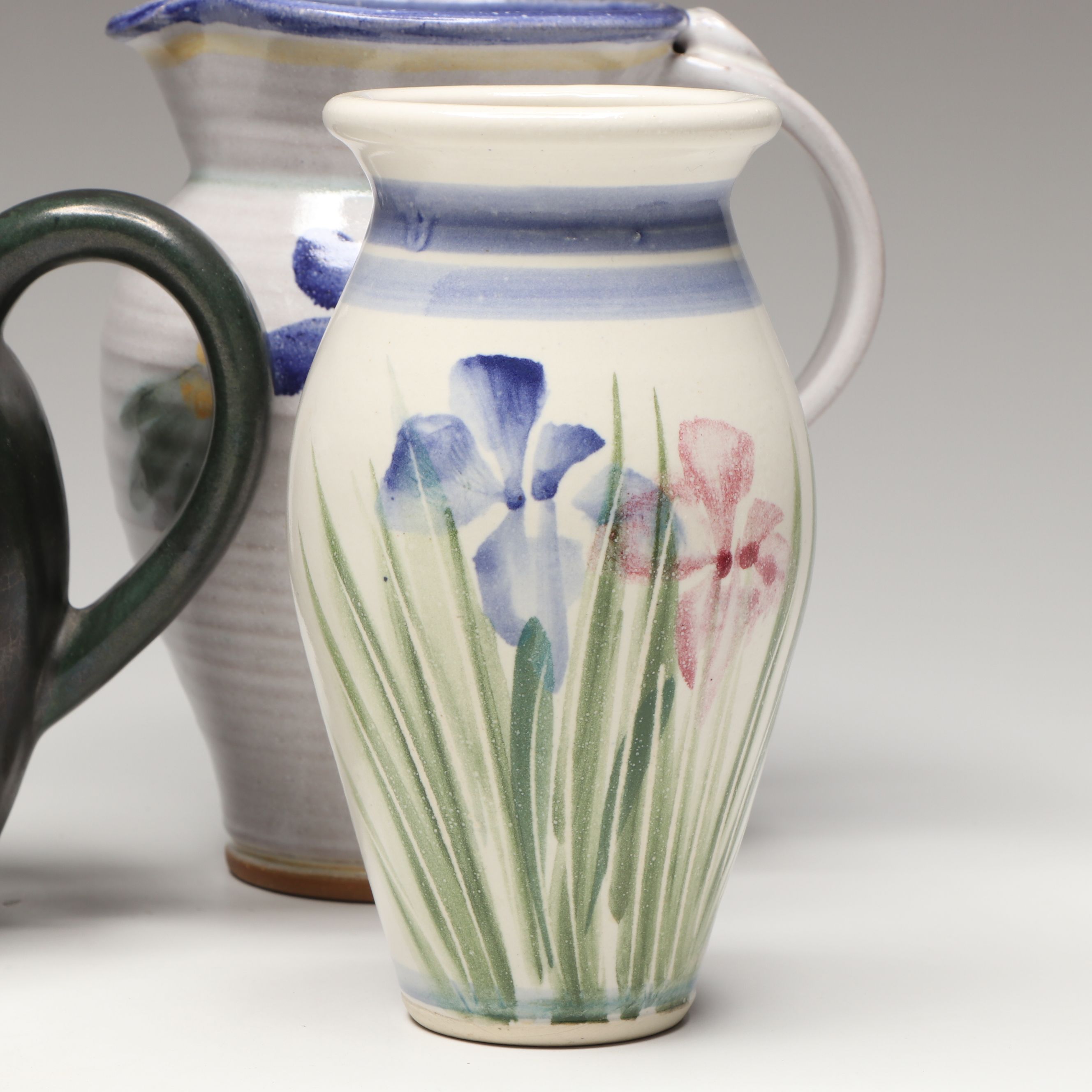 Artist Signed Ceramic Pitchers and Vases