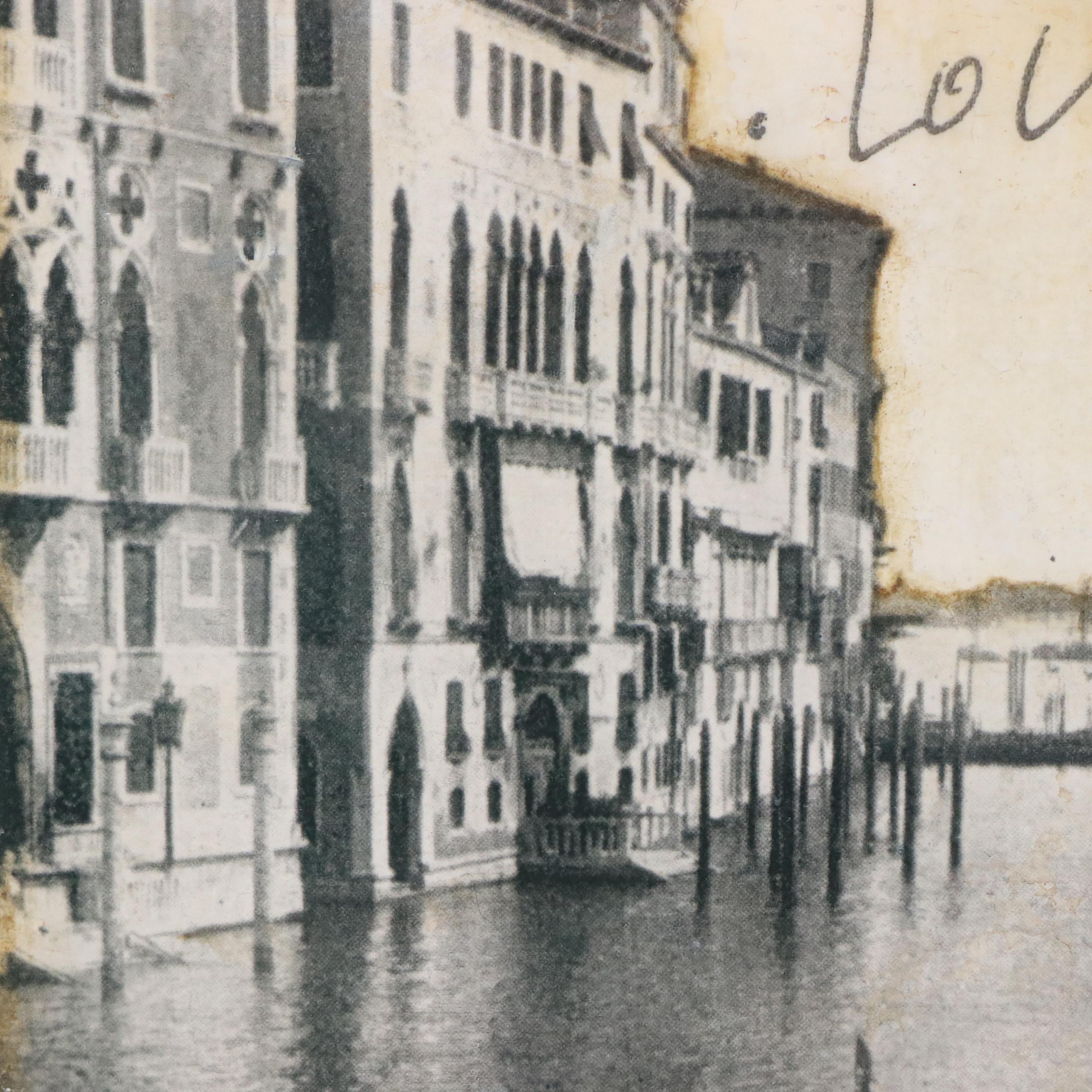 Offset Lithograph After Tina Chaden "Venezia," 21st Century